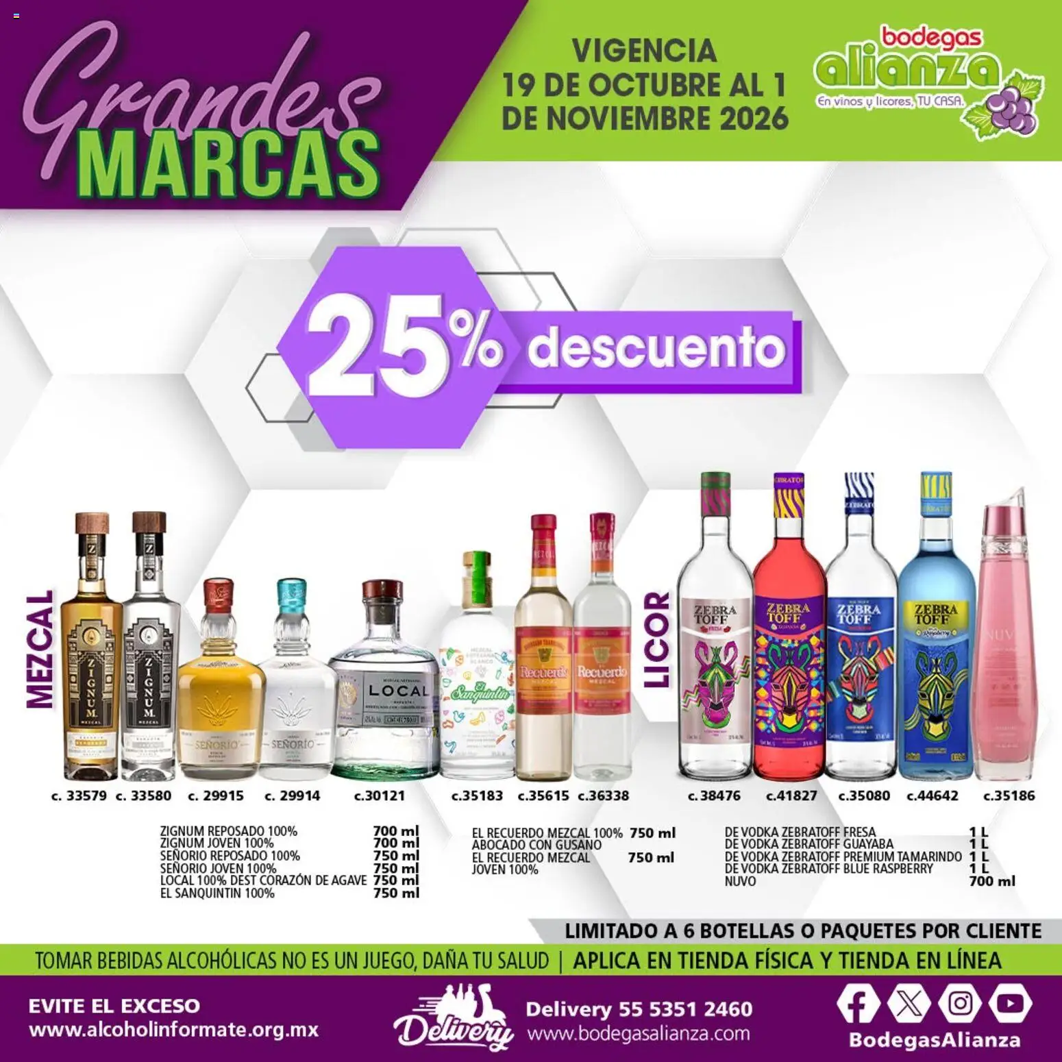 Nuevas ofertas de Bodegas Alianza válidas en toda la República Mexicana desde el 19/10/2026. ¡Encuentra las mejores ofertas en Bodegas Alianza catálogo Grandes Marcas! | Página: 5