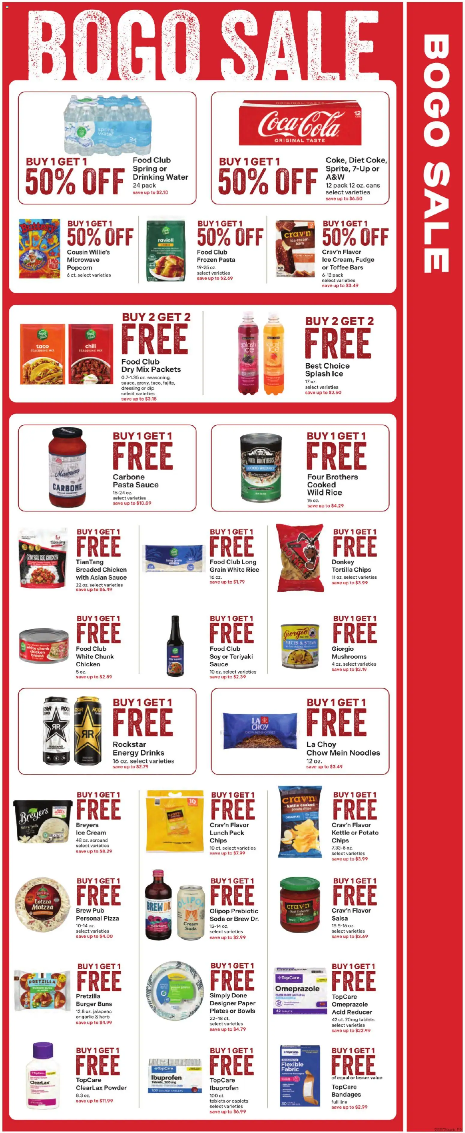 Coborn's Weekly Ad - valid from 27.05.2026 | Page: 3 | Products: Pizza, Noodles, Pasta, Ice cream