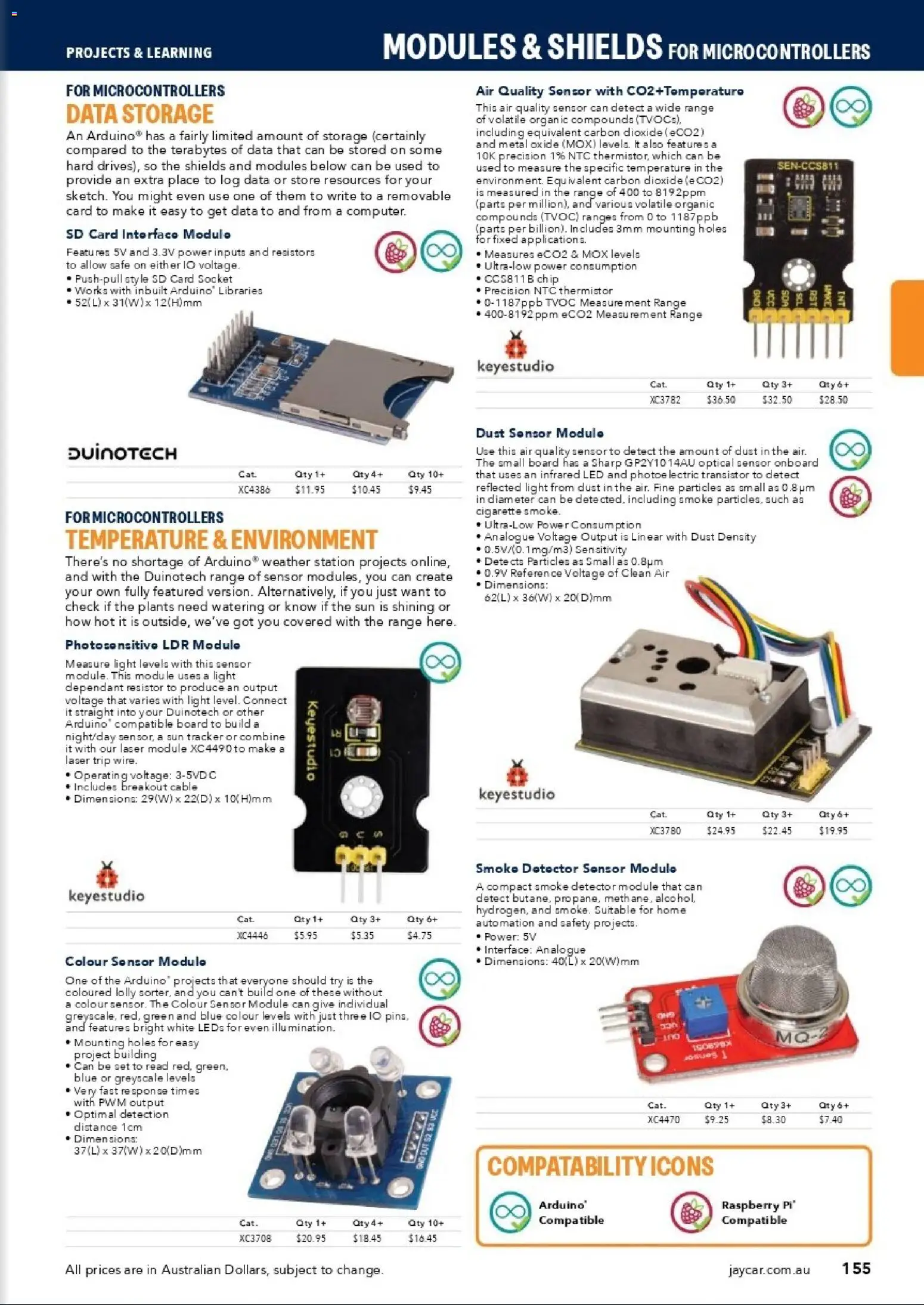 Jaycar catalogue - valid from 31/08/2026 | Page: 153 | Products: Socket, Light, Raspberry, Safe