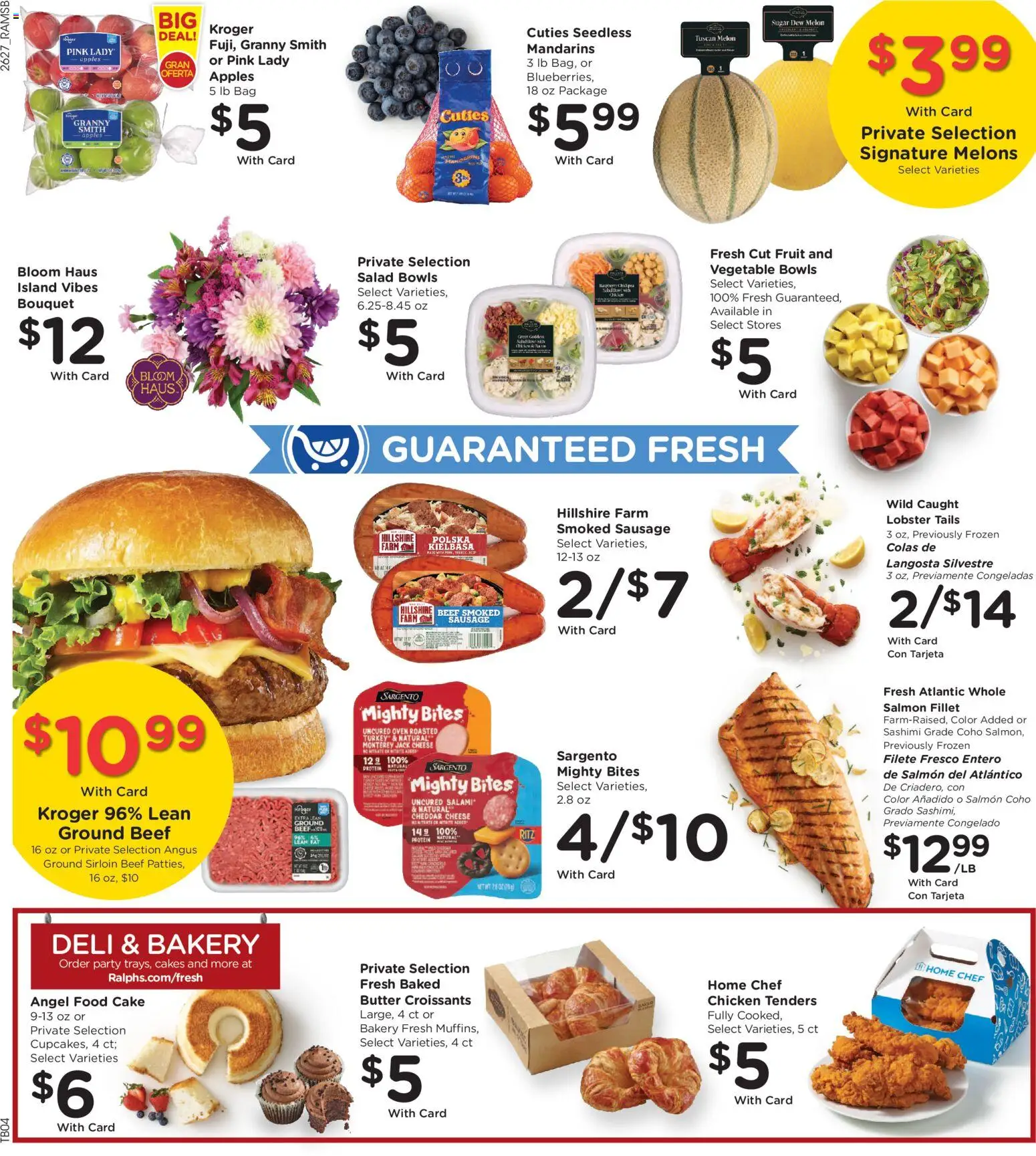 Ralphs Weekly Ad - valid from 08/05/2026 | Page: 13 | Products: Mandarins, Cheese, Beef, Bag
