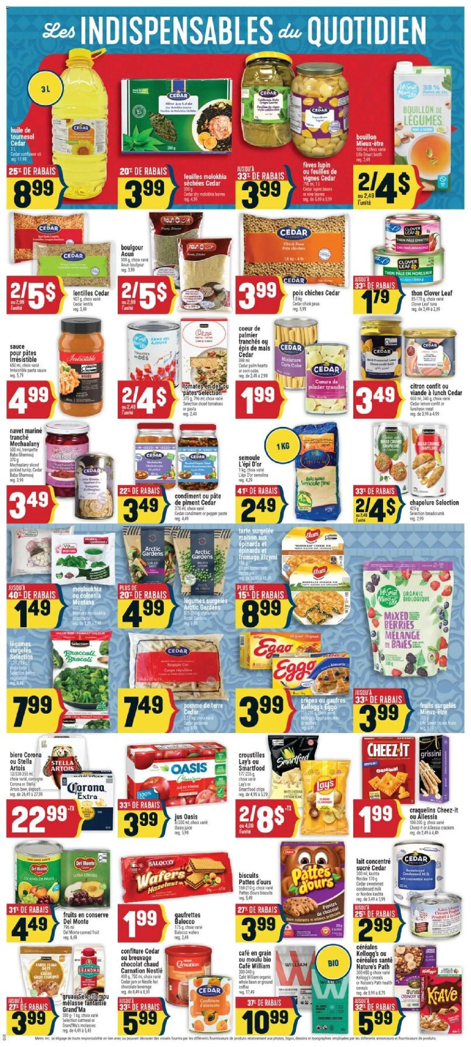 Adonis flyer valid from Sep 17, 2026 | Page: 7 | Products: Chips, Canned fruit, Corn, Beans