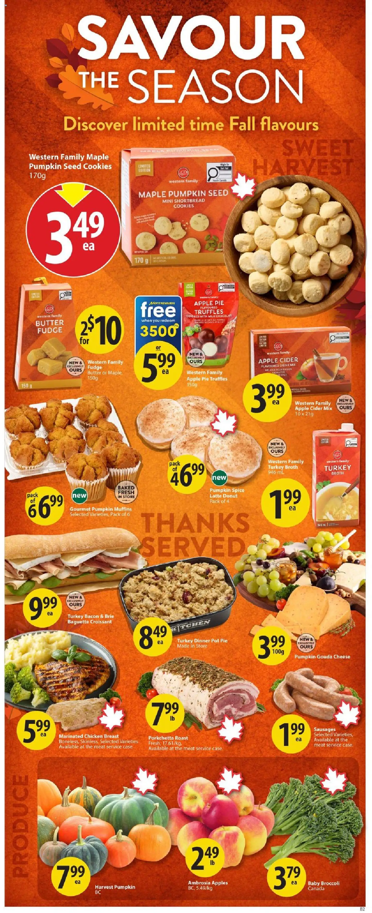 Save on foods flyer valid from Oct 8, 2026 | Page: 4