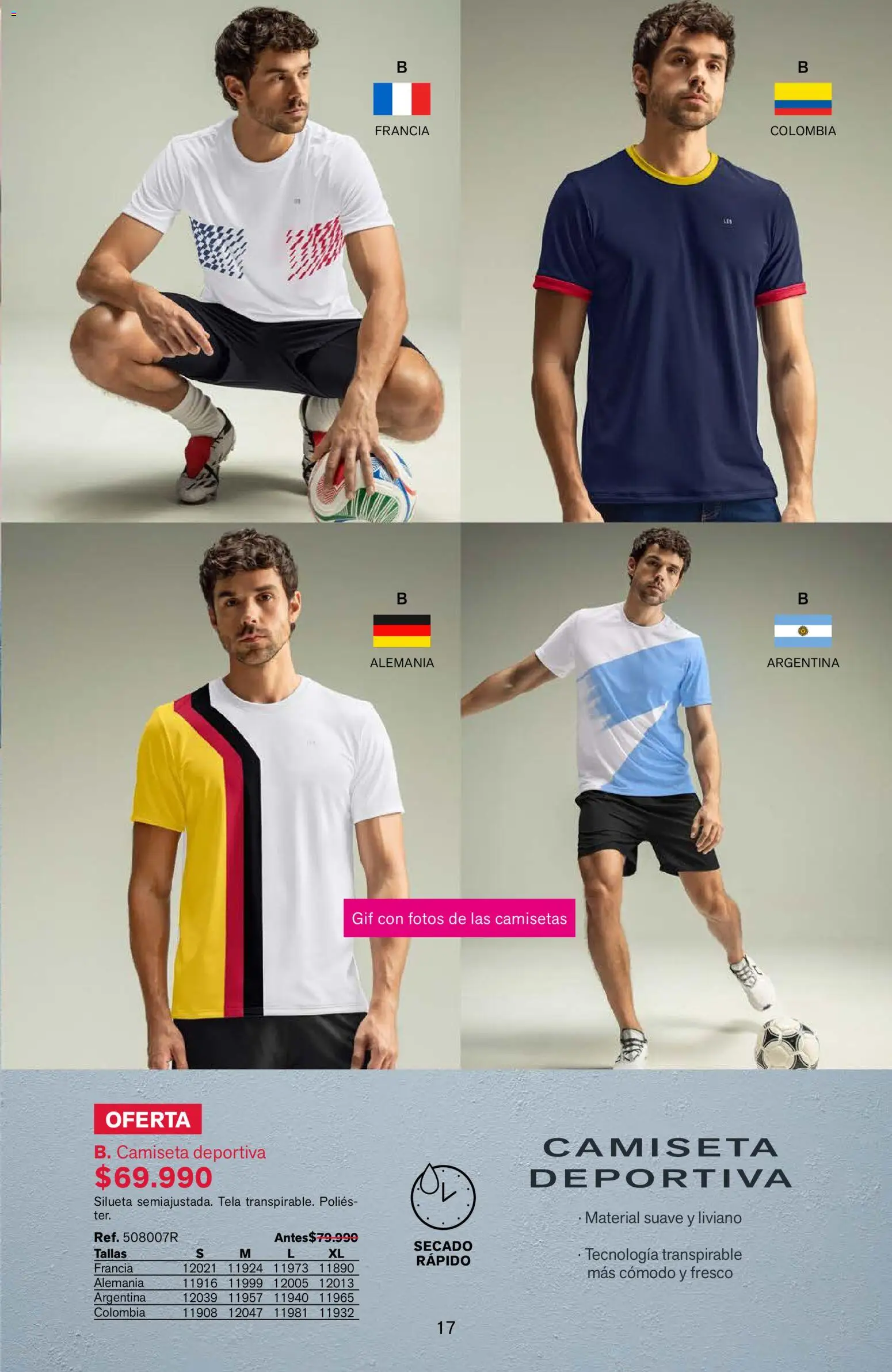 Leonisa revista - valida desde el 04.06.2026 | Página: 17 | Productos: Camiseta