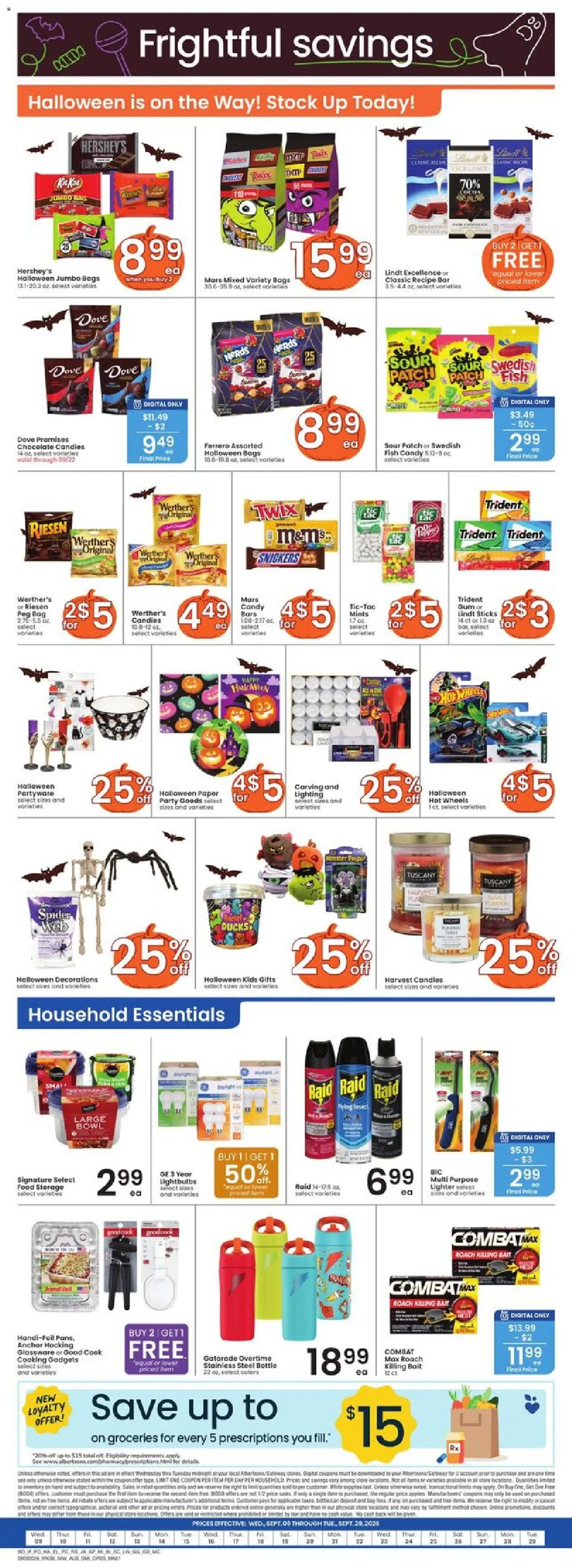 Albertsons Weekly Ad - valid from 09/09/2026 | Page: 6 | Products: Decorations, Anchor, Fish, Lighter