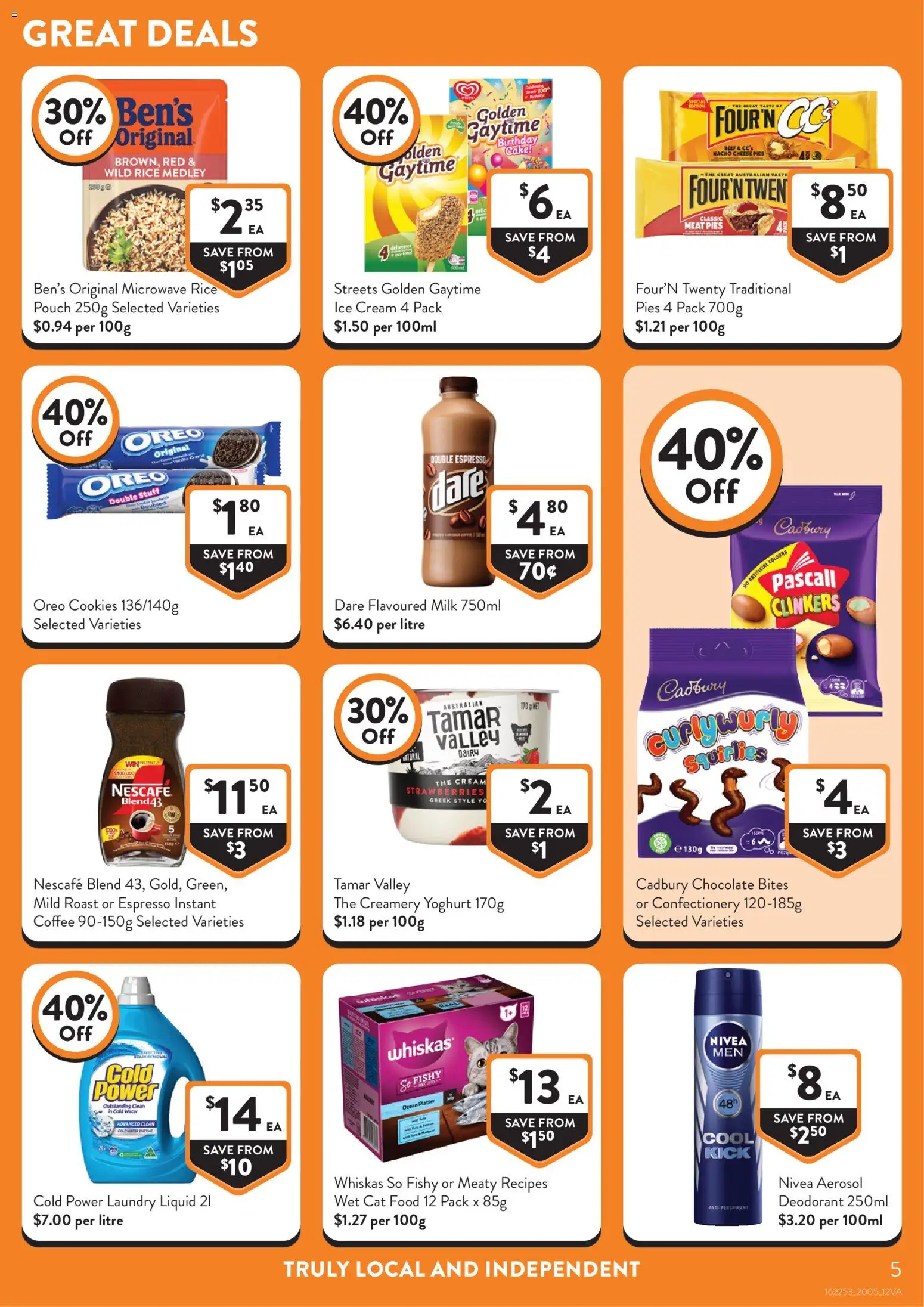 Foodworks catalogue - valid from 20.05.2026 | Page: 5 | Products: Yoghurt, Coffee, Rice, Cream