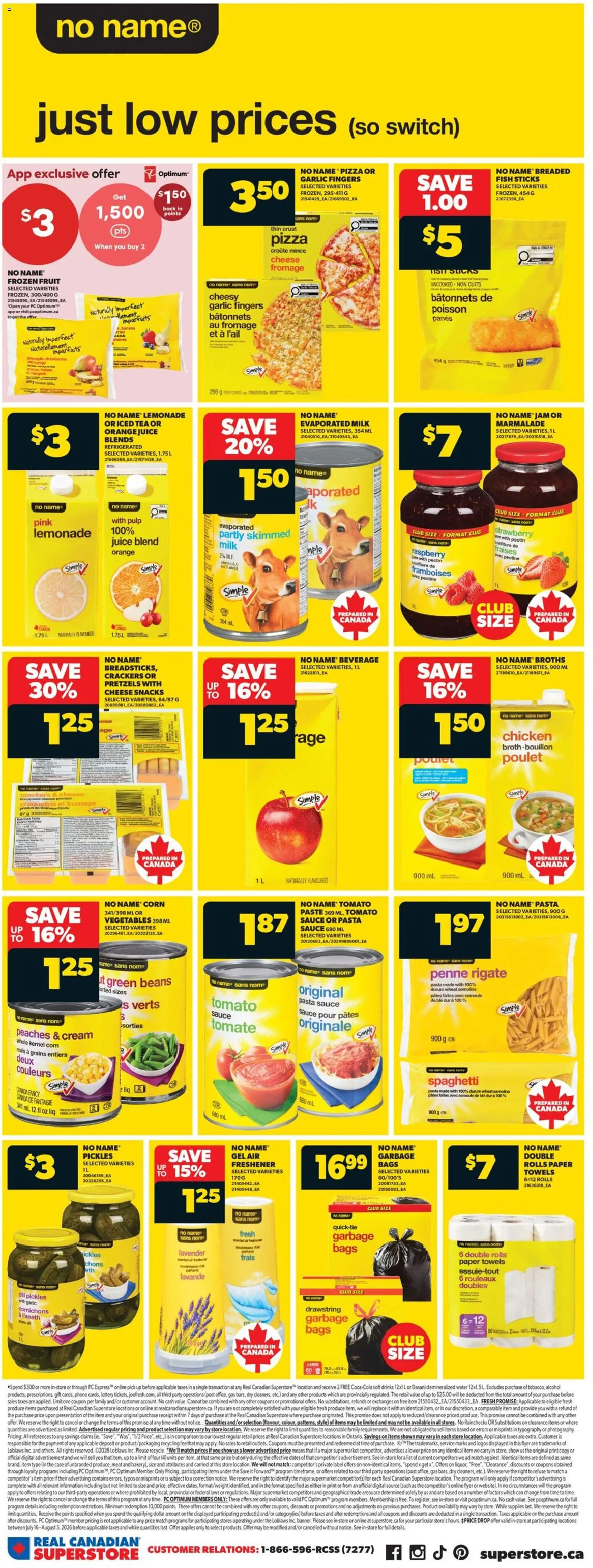 Real Canadian Superstore flyer valid from Jul 30, 2026 | Page: 13