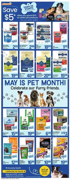 Preview of Shaw's weekly ads valid from 15.05.2026 | Page: 7 | Products: Dog Food, Cat Food, Cat Litter, Hammer