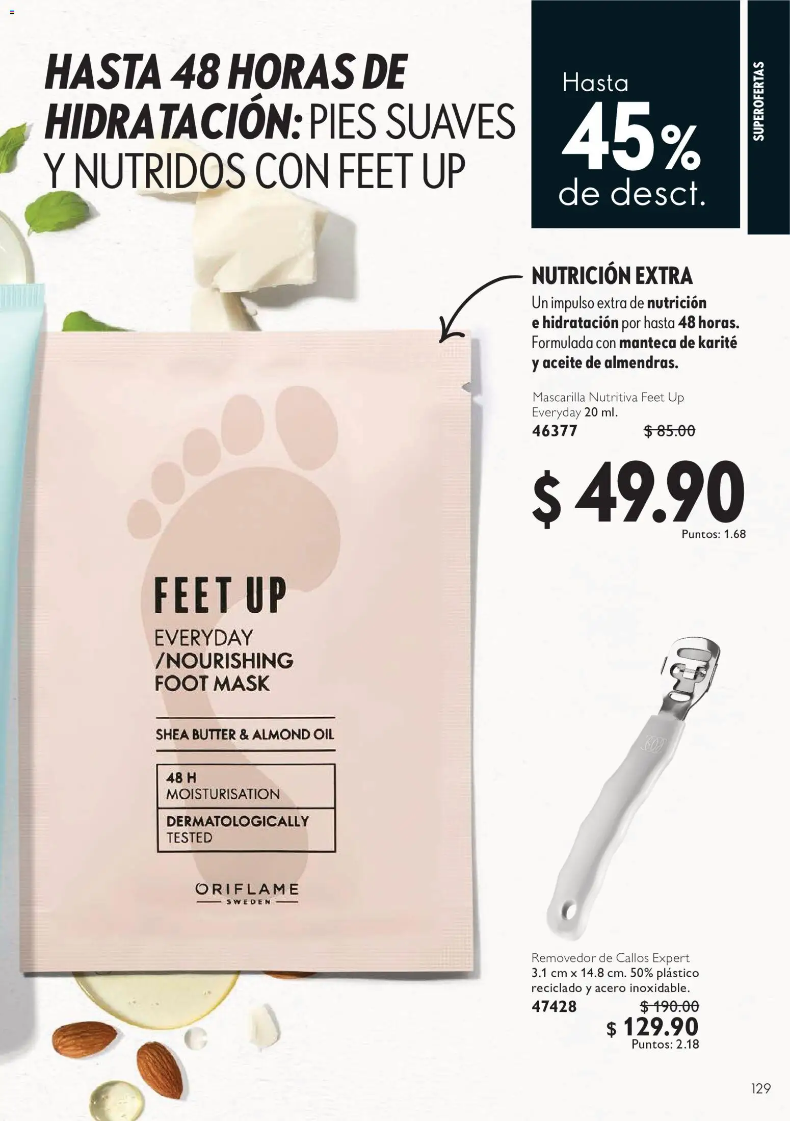 Nuevas ofertas de Oriflame válidas en toda la República Mexicana desde el 03/10/2026. ¡Encuentra las mejores ofertas en Oriflame campaña 14 2026! | Página: 129