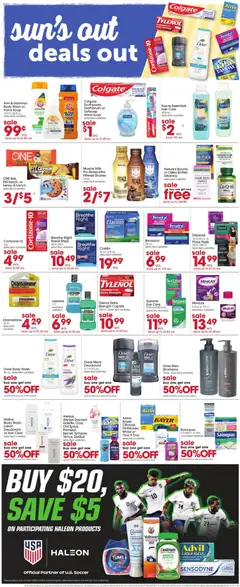Preview of Giant Eagle weekly ads valid from 04.06.2026 | Page: 4 | Products: Magnesium, Milk, Soap, Pads