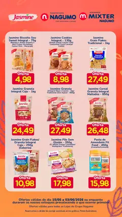 Nagumo ofertas Jasmine - Pré-Visualização do folheto da loja Nagumo, válido de 15.05.2026