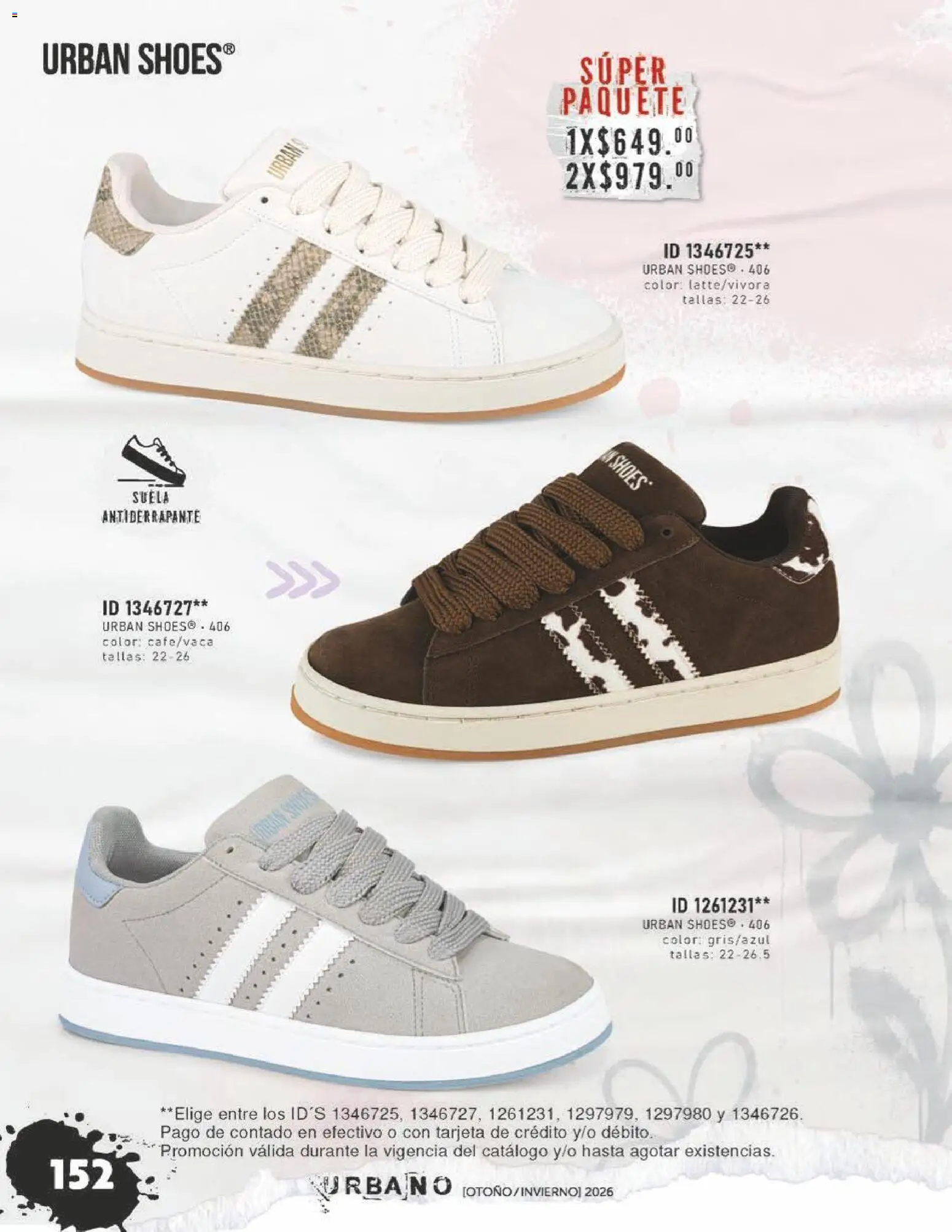 Nuevas ofertas de Price Shoes válidas en toda la República Mexicana desde el 31/07/2026. ¡Encuentra las mejores ofertas en Price Shoes catálogo Urbano! | Página: 152