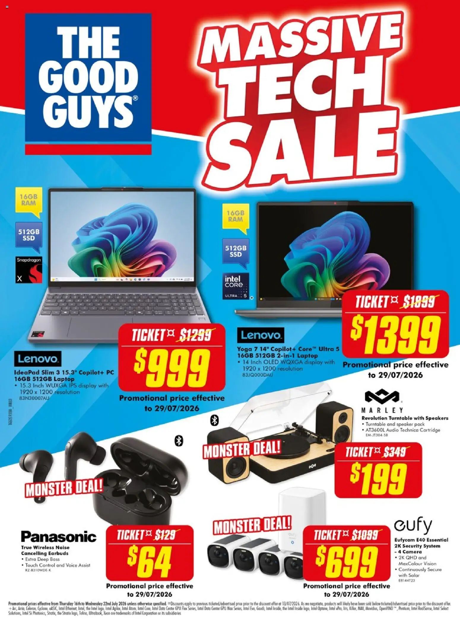 The Good Guys catalogue - valid from 16/07/2026 | Page: 2 | Products: Pc, Camera, Audio, Speaker