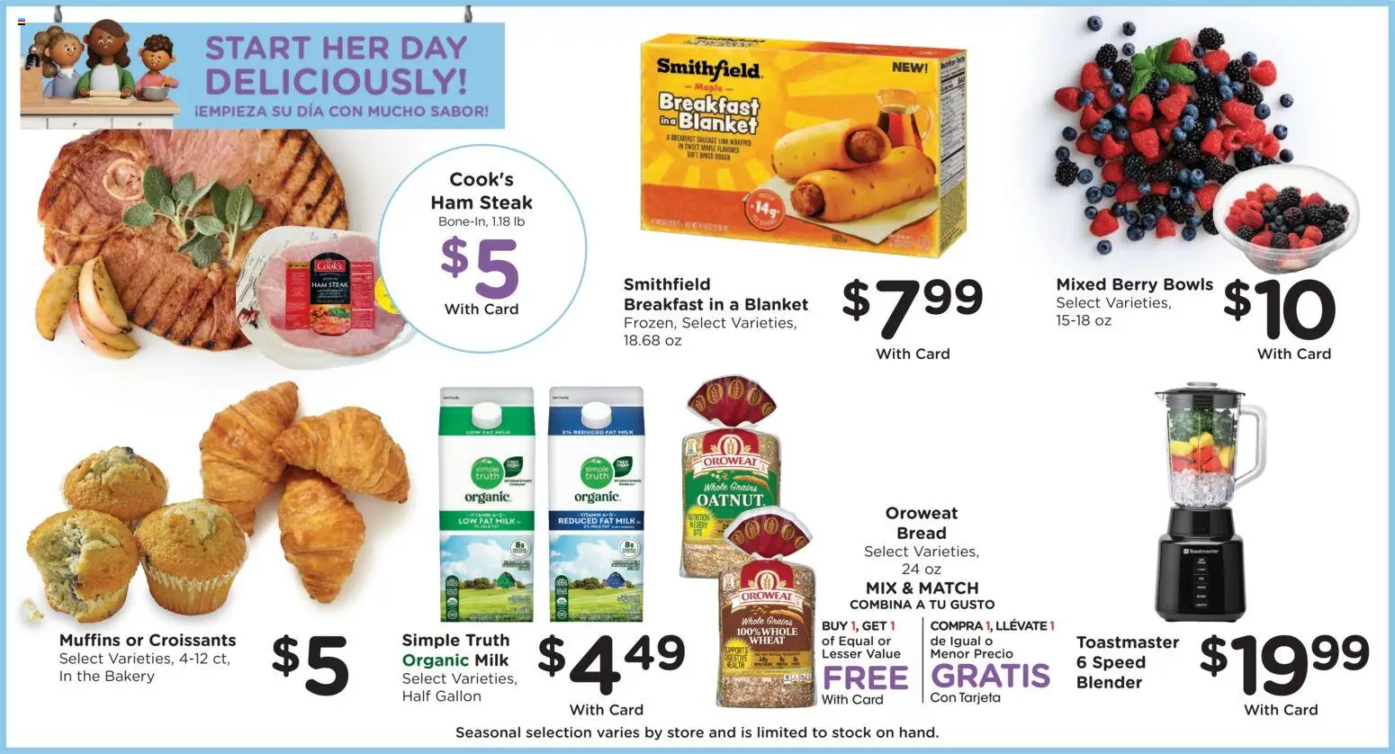 Smith's Weekly Ad - NM - valid from 06.05.2026 | Page: 3 | Products: Bakery, Milk, Bread, Croissants