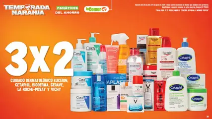 Vista previa de La Comer folleto, nuevo folleto de la tienda, válido en México a partir del 29/07/2026 | Página: 25 | Productos: Crema, Loción, Limpiador, Té