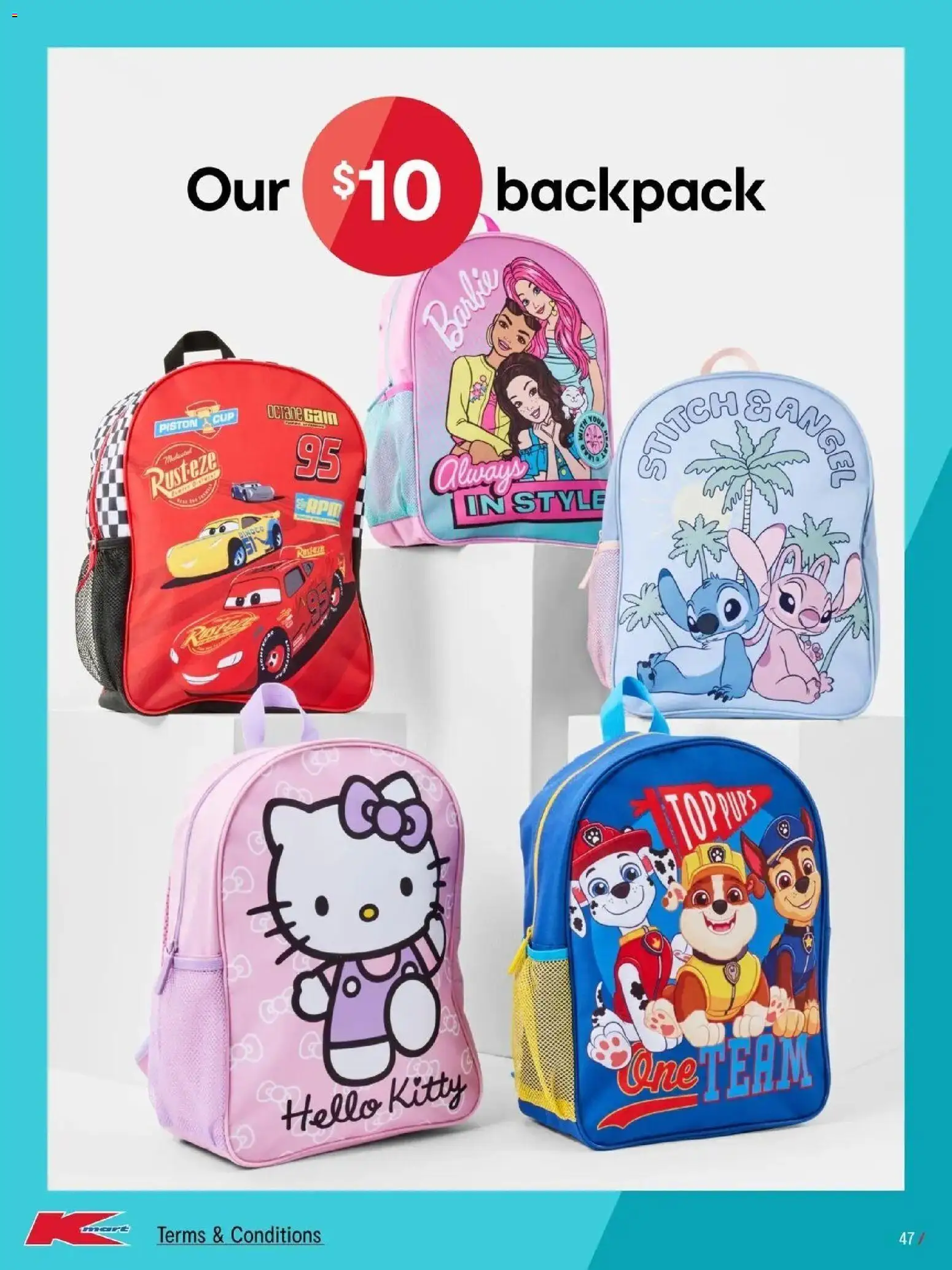 Kmart catalogue - valid from 17/09/2026 | Page: 47 | Products: Backpack
