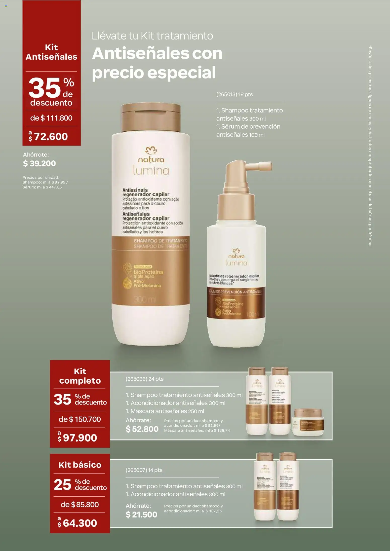 Natura revista - valida desde el 13/08/2026 | Página: 31 | Productos: Serum, Shampoo, Máscara, Acondicionador