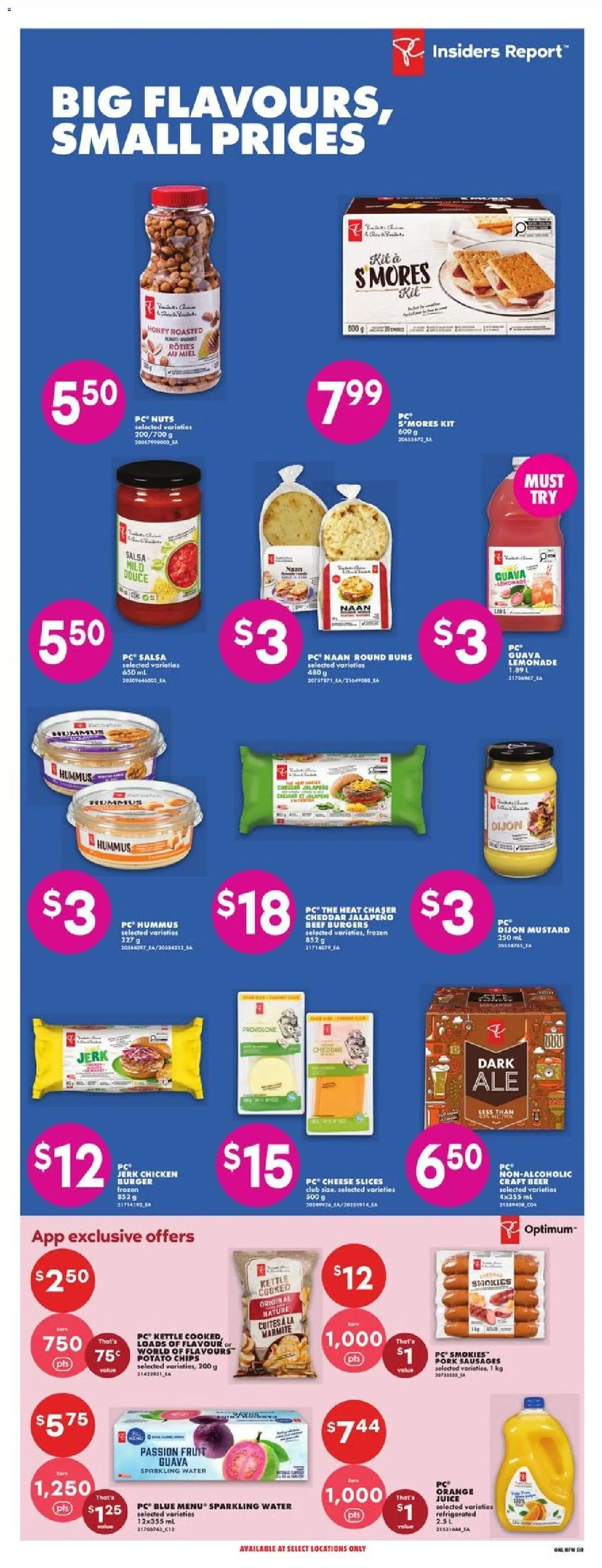 No Frills flyer valid from Jun 25, 2026 | Page: 12 | Products: PC, Cheese, Juice, Beer