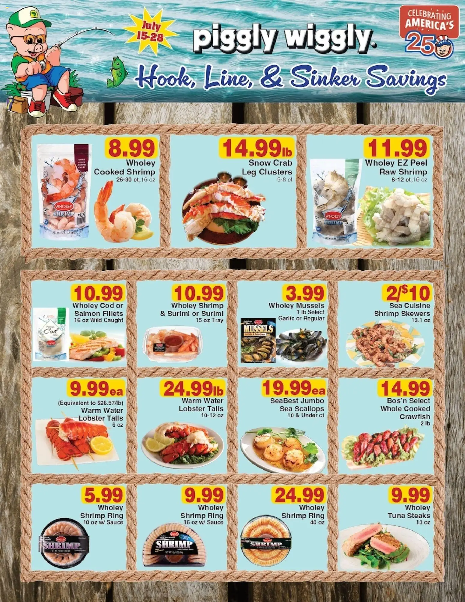 Piggly Wiggly Weekly Ad - valid from 07/15/2026 | Page: 15 | Products: Ring, Water, Sauce, Garlic