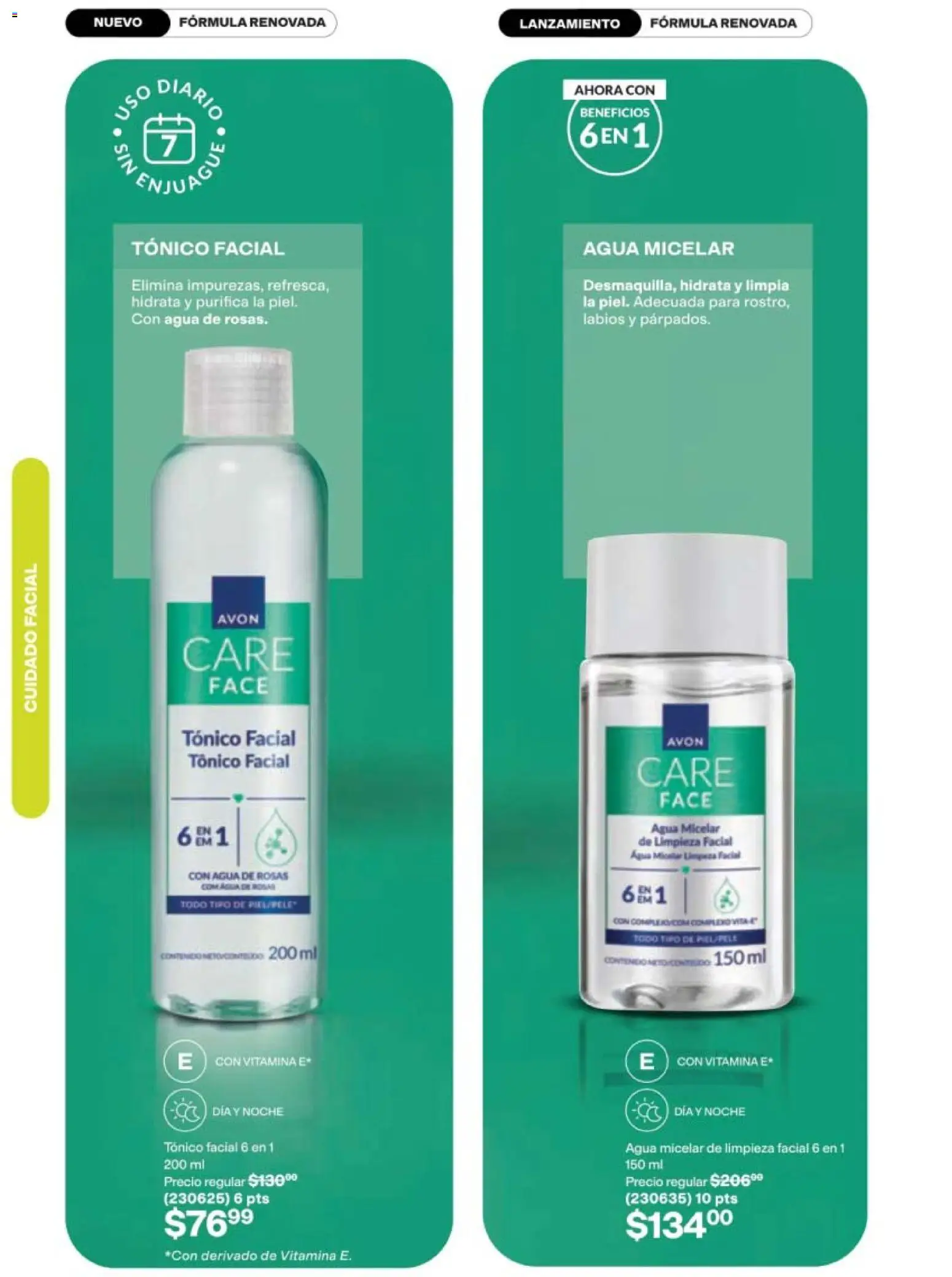 Nuevas ofertas de AVON válidas en toda la República Mexicana desde el 11/09/2026. ¡Encuentra las mejores ofertas en AVON campaña 14 2026! | Página: 120 | Productos: Agua, Agua micelar