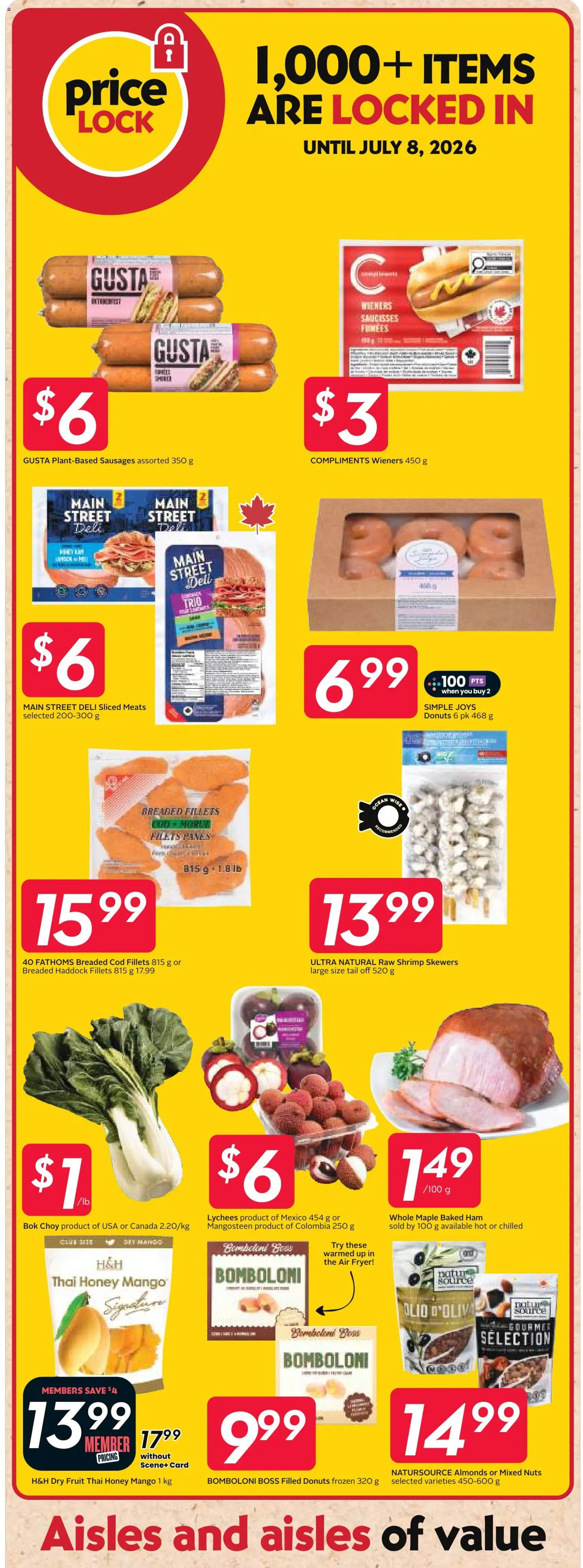 Safeway flyer valid from 04.06.2026 | Page: 23 | Products: Nuts, Fryer, Ham