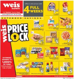 Preview of Weis weekly ads valid from 10/29/2026