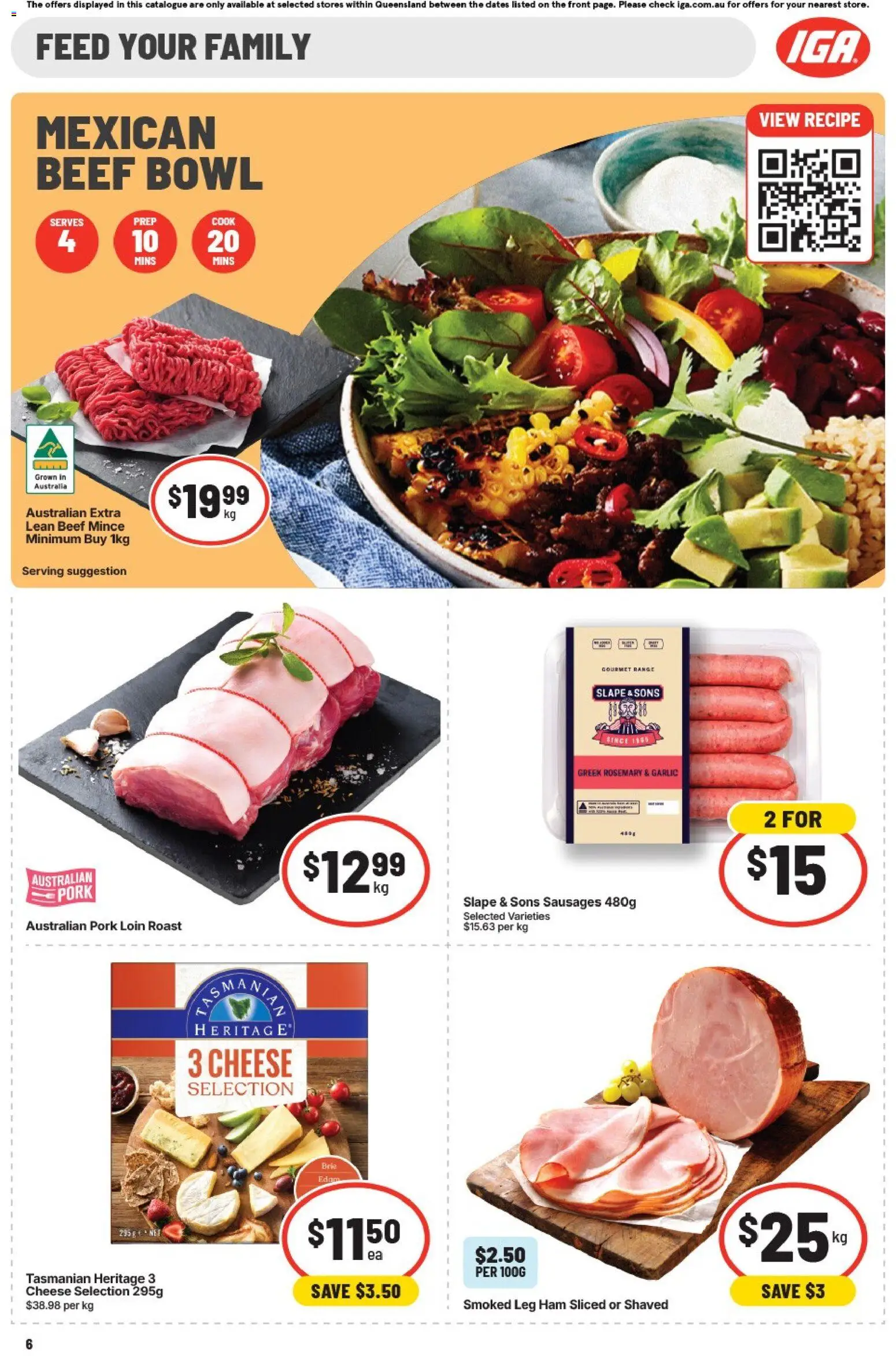IGA catalogue - valid from 20.05.2026 | Page: 9 | Products: Ham, Pork, Beef, Garlic