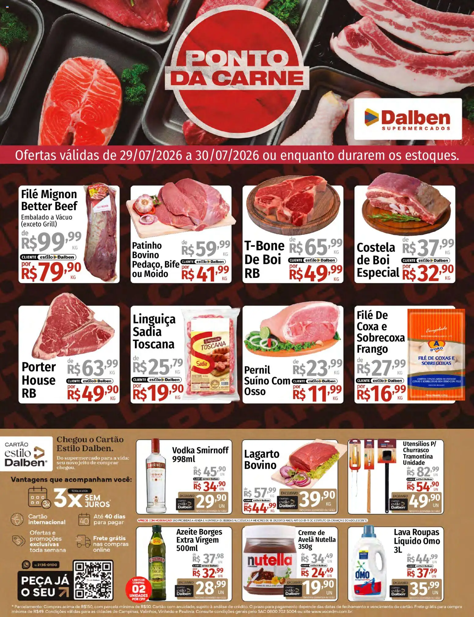 Supermercado Dalben Folheto - válido de 29/07/2026 | Página: 1