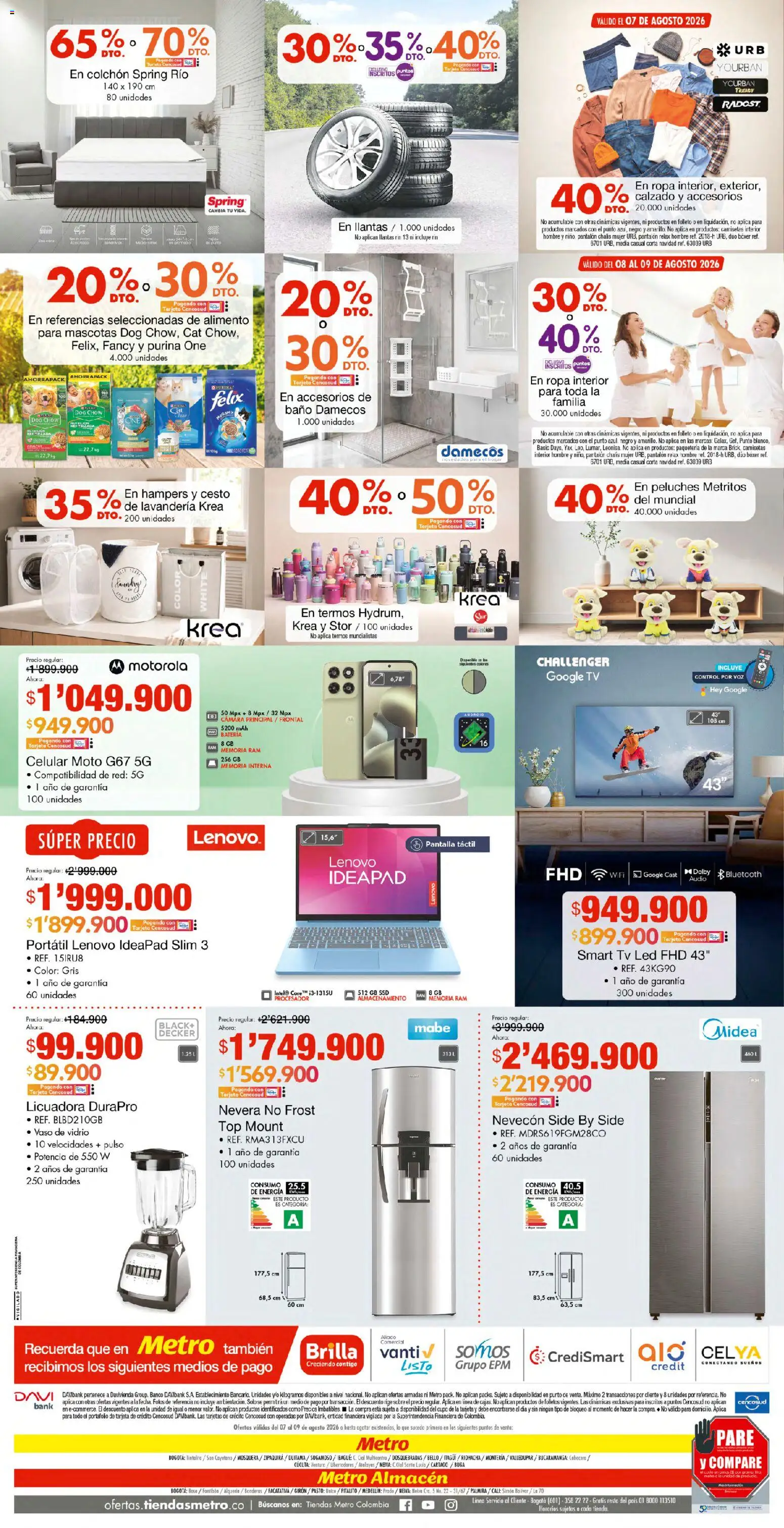 Metro revista - valida desde el 07/08/2026 | Página: 8