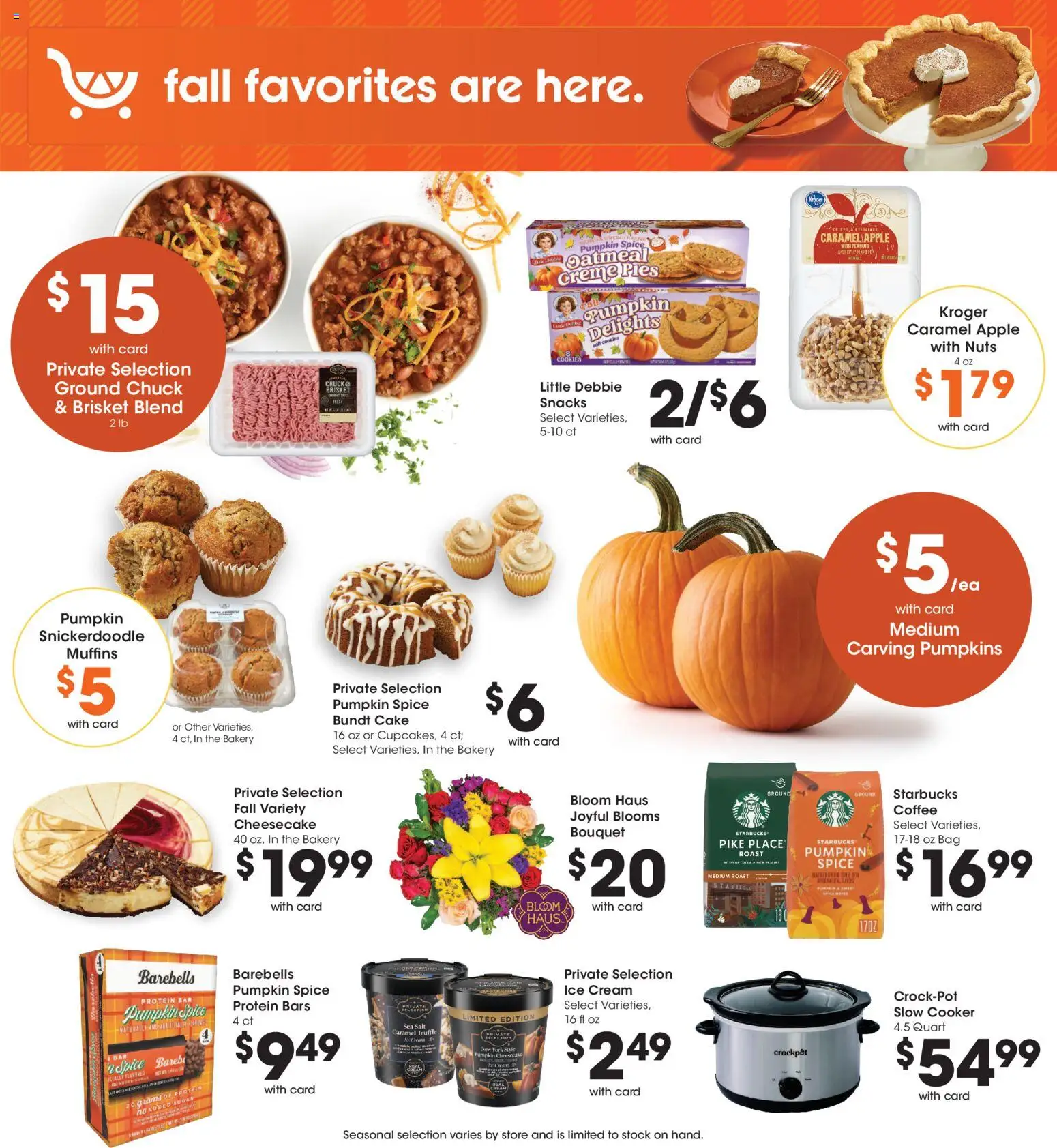 Fry's Food Weekly Ad - valid from 09/16/2026 | Page: 11 | Products: Cooker, Pumpkin, Ice, Muffins