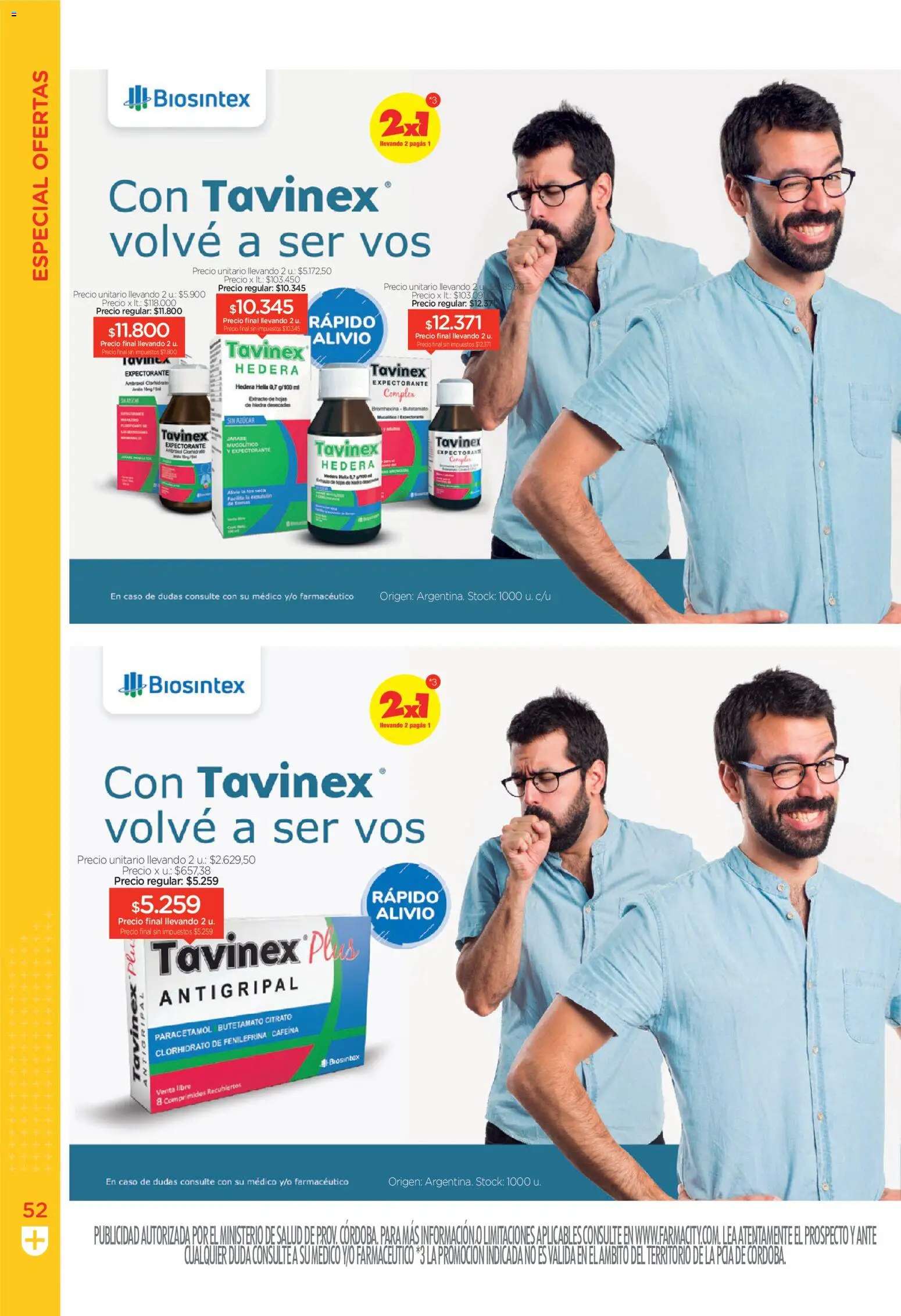 Farmacity catálogo │ válido desde el 02.06.2026 | Página: 52 | Productos: Azucar, Antigripal
