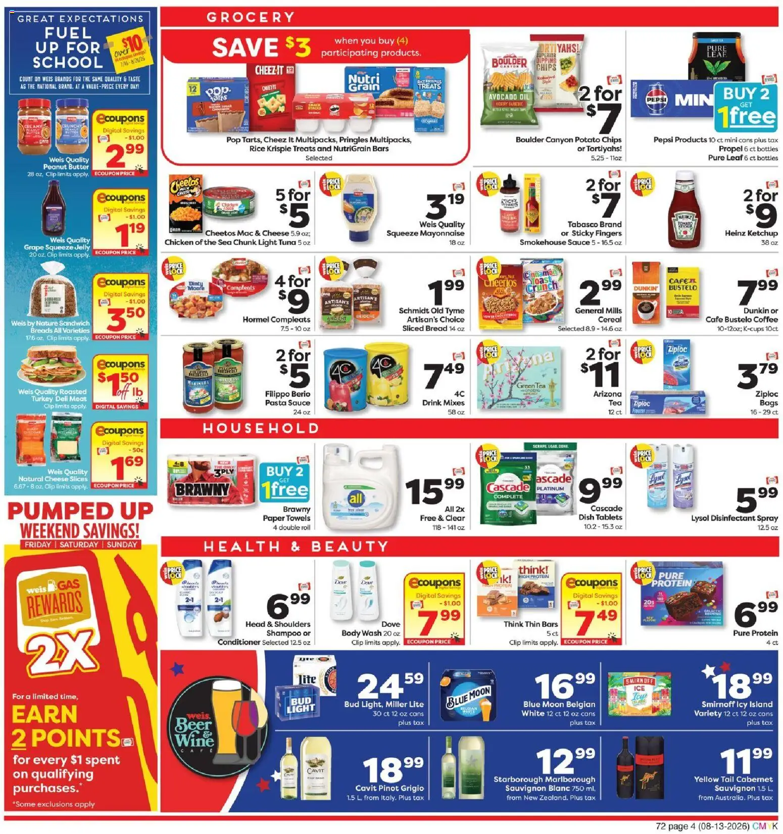 Weis Weekly Circular - WV - valid from 08/13/2026 | Page: 7 | Products: Bread, Tea, Tomato, Avocado oil