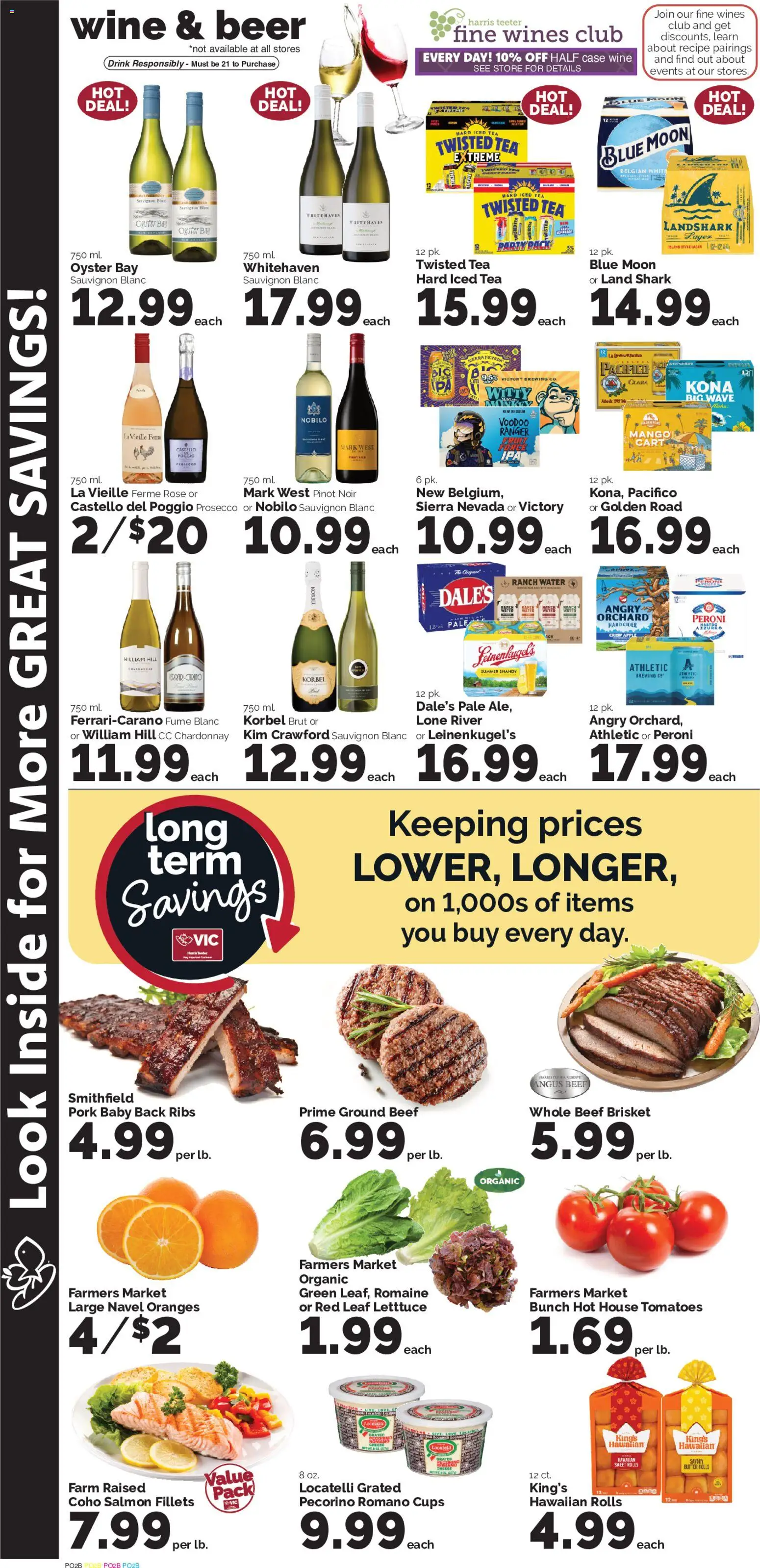 Harris Teeter Weekly Ad - valid from 07/15/2026 | Page: 9 | Products: Cider, Tomatoes, Mango, Case
