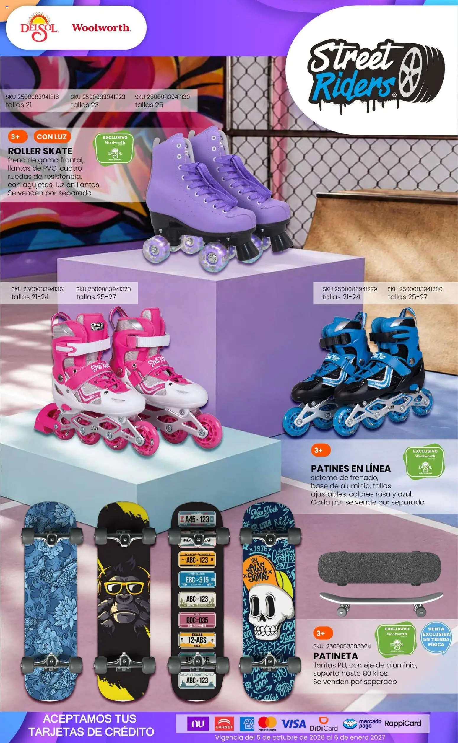 Nuevas ofertas de Del Sol y Woolworth válidas en toda la República Mexicana desde el 01/10/2026. ¡Encuentra las mejores ofertas en Del Sol y Woolworth catálogo El Castillo del Juguete! | Página: 200