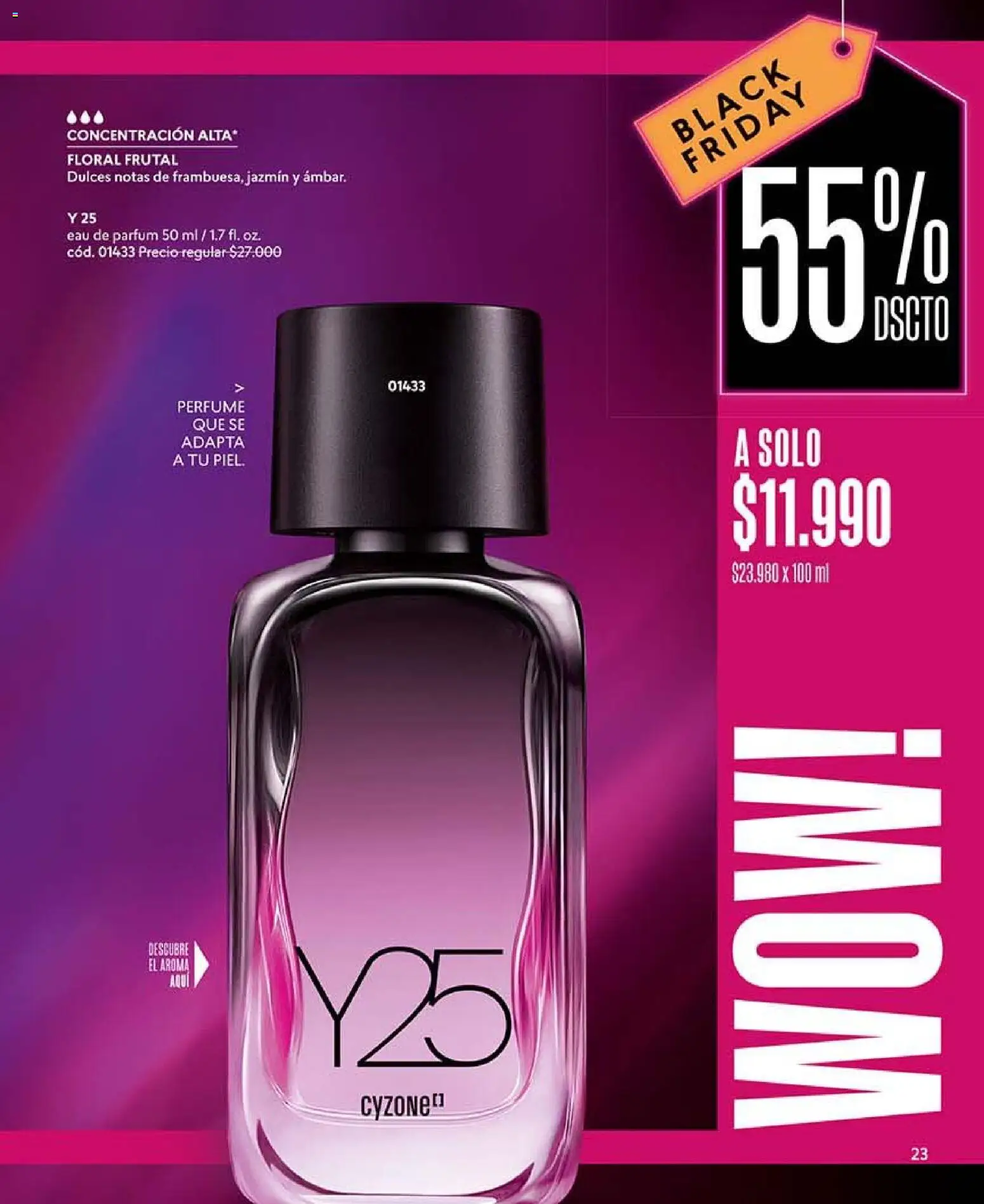 Catálogo CyZone Campaña 16 │ válido desde el 28.09.2026 | Página: 23 | Productos: Perfume, Dulces