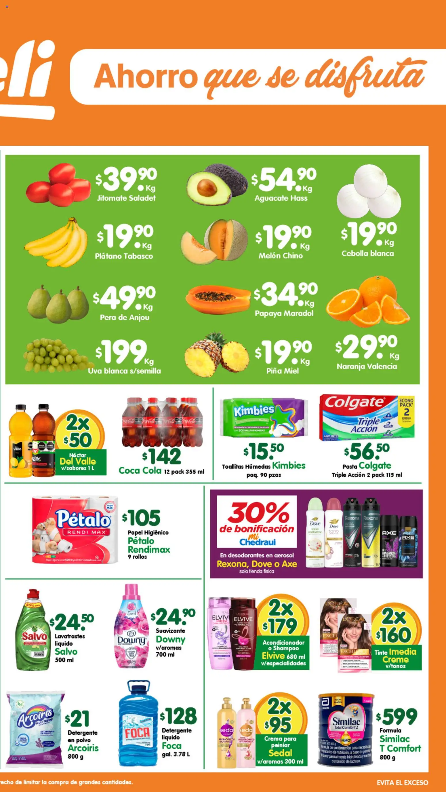 Nuevas ofertas de Arteli válidas en toda la República Mexicana desde el 18.05.2026. ¡Encuentra las mejores ofertas en Arteli folleto Valles! | Página: 2 | Productos: Plátano, Toallitas húmedas, Aguacate, Polvo