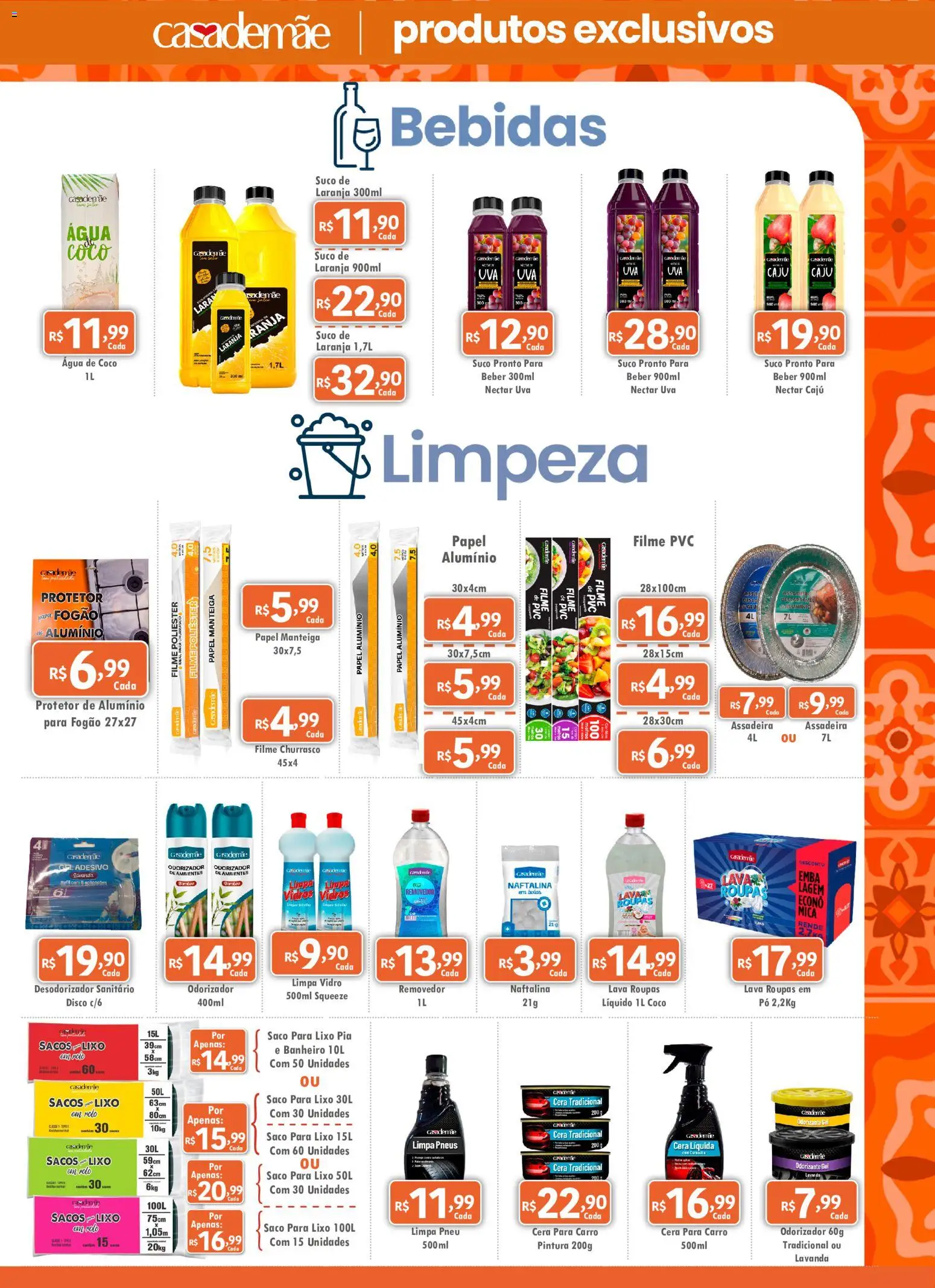 Royal Supermercados Folheto - válido de 29/06/2026 | Página: 7 | Produtos: Caju, Pneu, Suco, Pneus