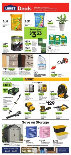 Preview of Lowe's weekly ads valid from 08/20/2026