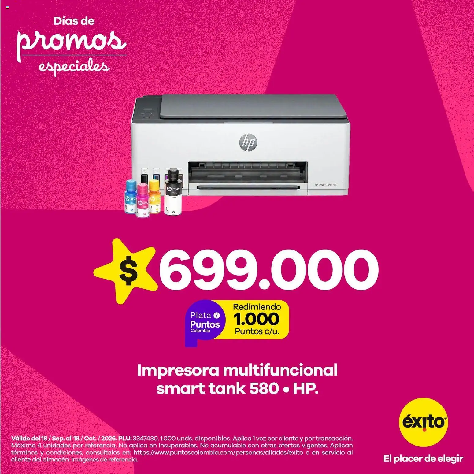 Éxito revista - valida desde el 18/09/2026 | Página: 1 | Productos: Impresora