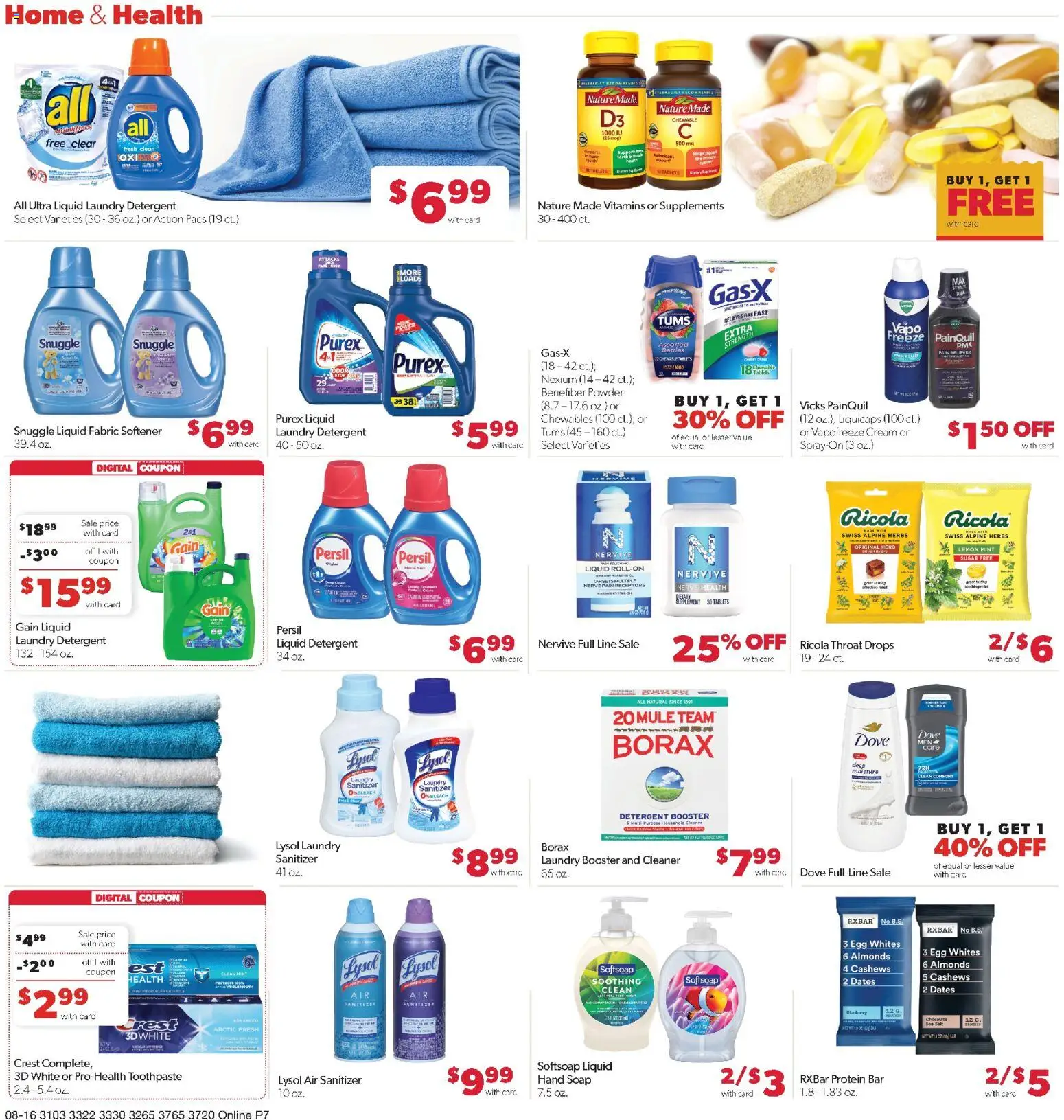 Family Fare Weekly Ad - ND - valid from 08/16/2026 | Page: 12 | Products: Berries, Toothpaste, Protein, Sugar