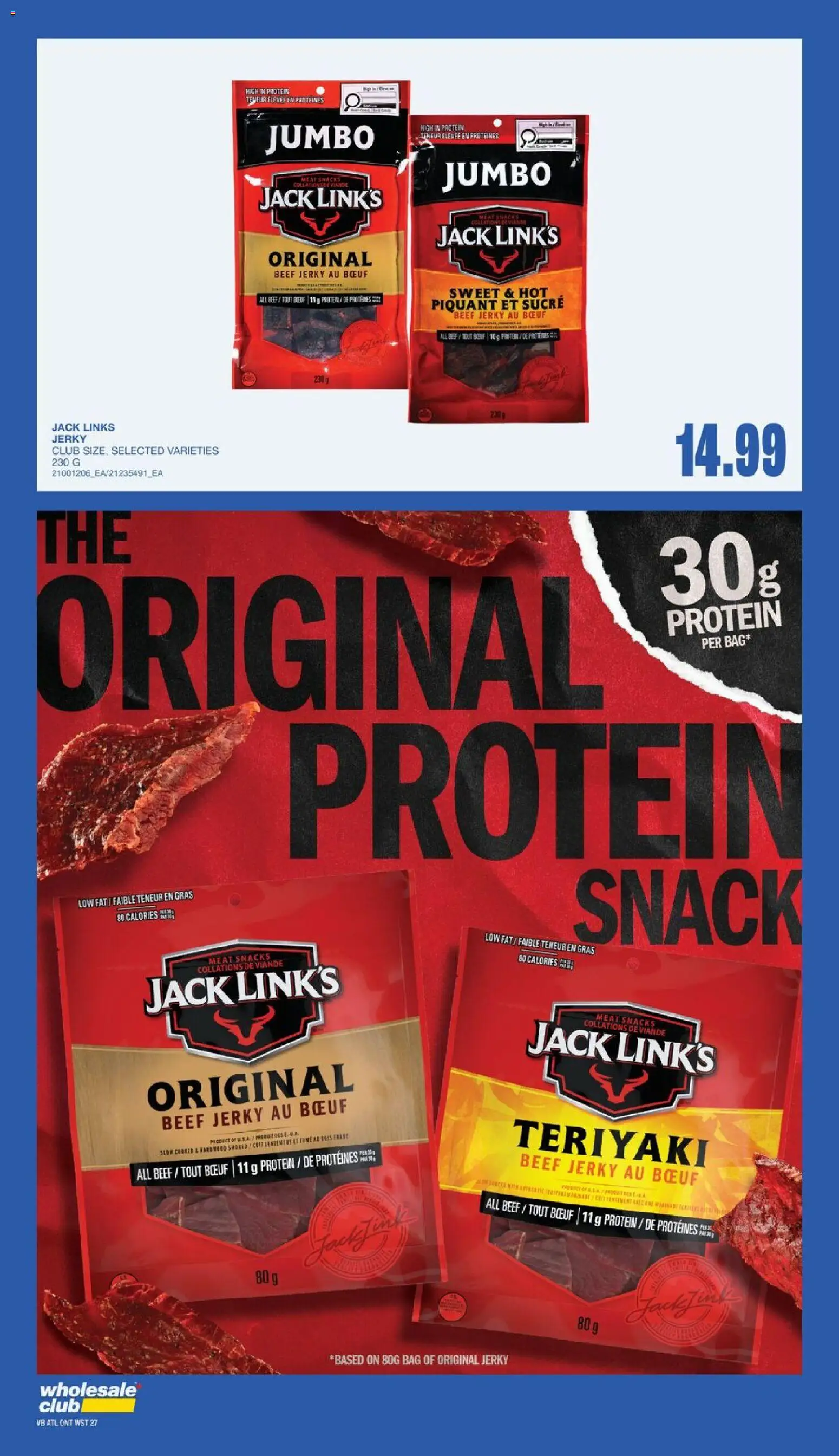 Wholesale Club flyer valid from Jul 30, 2026 | Page: 38 | Products: Beef, Bag