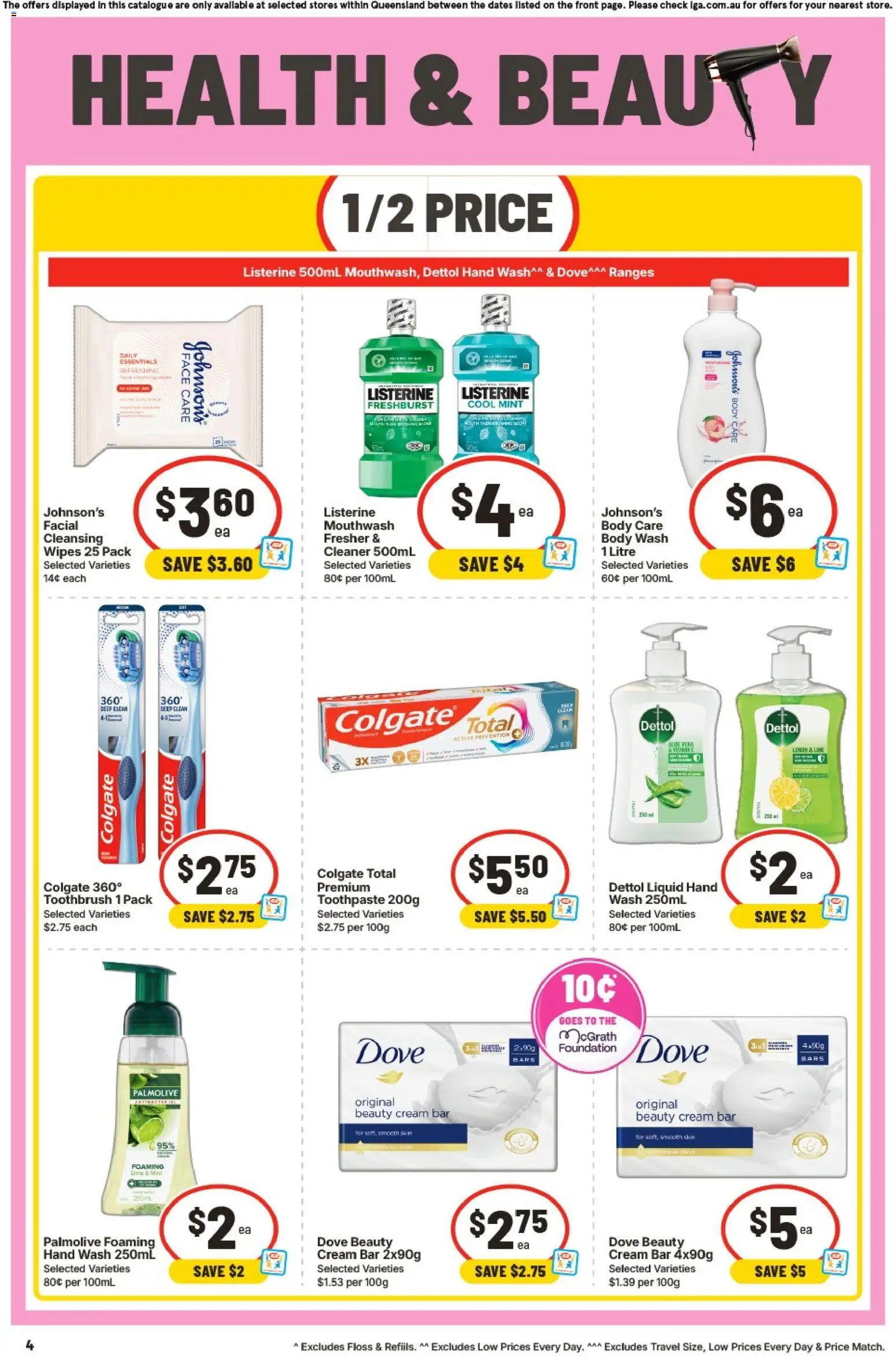 IGA catalogue - valid from 09/09/2026 | Page: 5 | Products: Listerine, Toothpaste, Mouthwash, Toothbrush