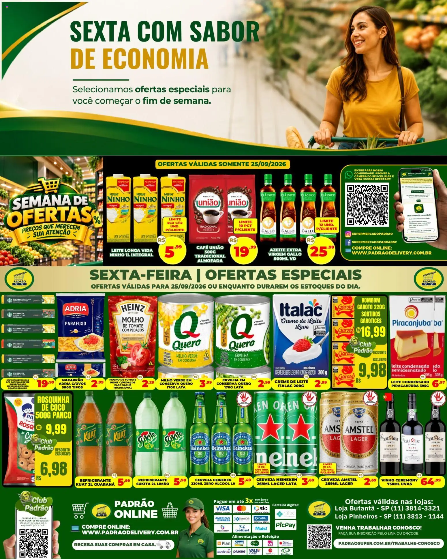 Supermercado Padrão Folheto - válido de 25/09/2026 | Página: 1