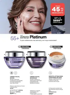 Vista previa de CREMA FACIAL DE DÍA, Ayuda a disminuir la apariencia de flacidez en la piel haciéndola lucir más firme*., nuevo folleto de la tienda, válido en México a partir del 10/07/2026 | Página: 115