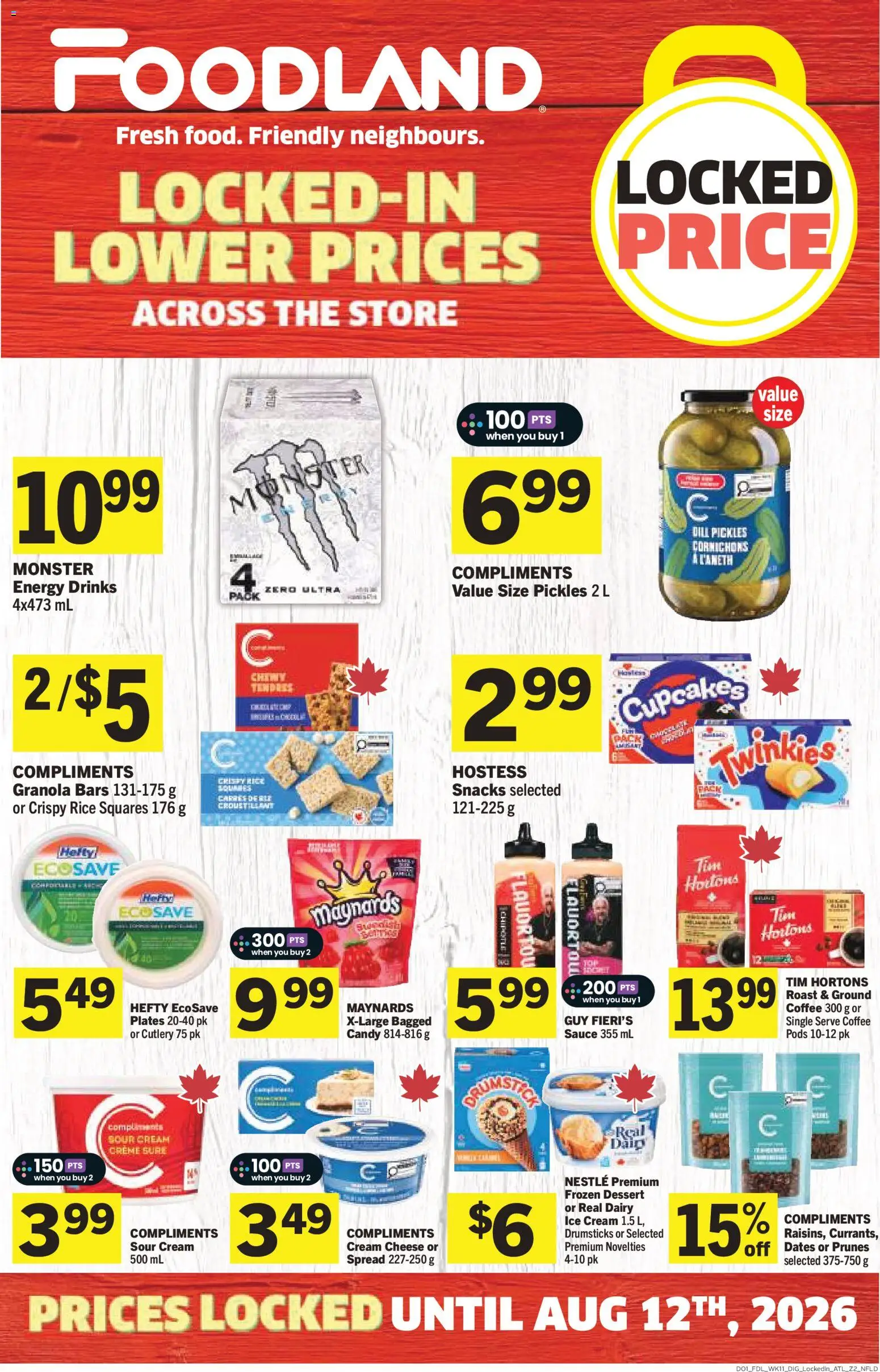 Foodland flyer valid from Jul 9, 2026 | Page: 7 | Products: Rice, Sour cream, Cream, Coffee