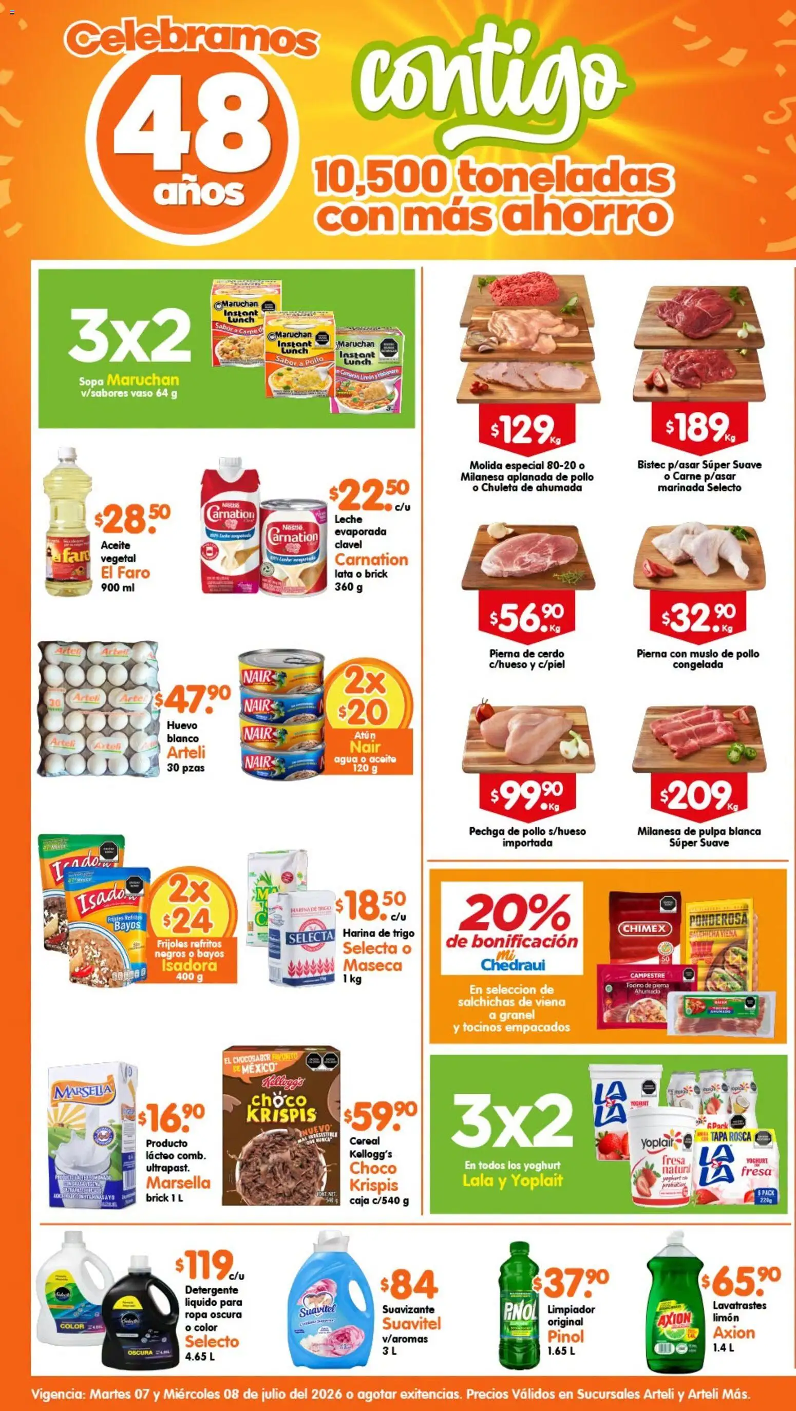 Nuevas ofertas de Arteli válidas en toda la República Mexicana desde el 07/07/2026. ¡Encuentra las mejores ofertas en Arteli folleto! | Página: 1