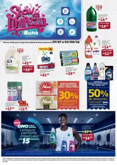 Bistek Supermercados ofertas Show de Limpeza - Pré-Visualização do folheto da loja Bistek Supermercados, válido de 29/07/2026