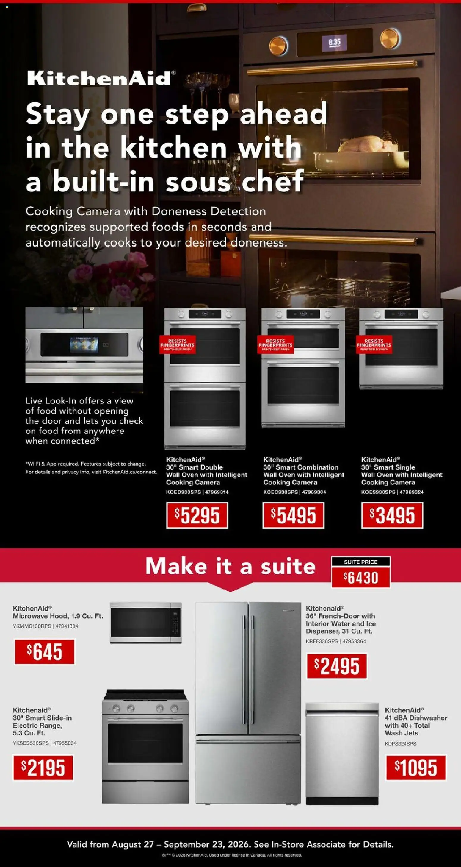 Leon's flyer valid from Sep 10, 2026 | Page: 9 | Products: Water, Camera, Oven, Ice