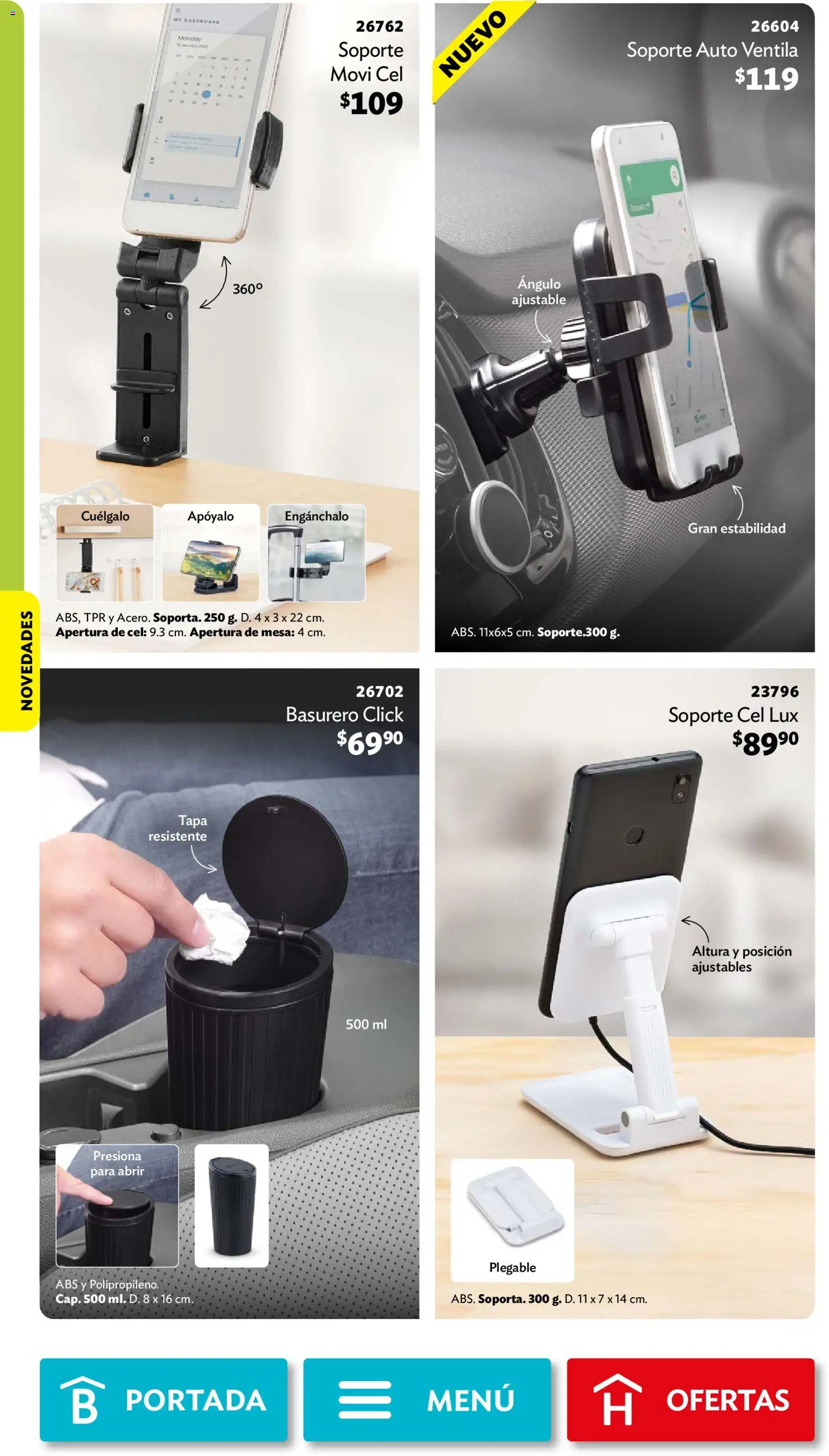 Nuevas ofertas de Betterware válidas en toda la República Mexicana desde el 31/08/2026. ¡Encuentra las mejores ofertas en Betterware campaña 9 2026! | Página: 104 | Productos: Mesa