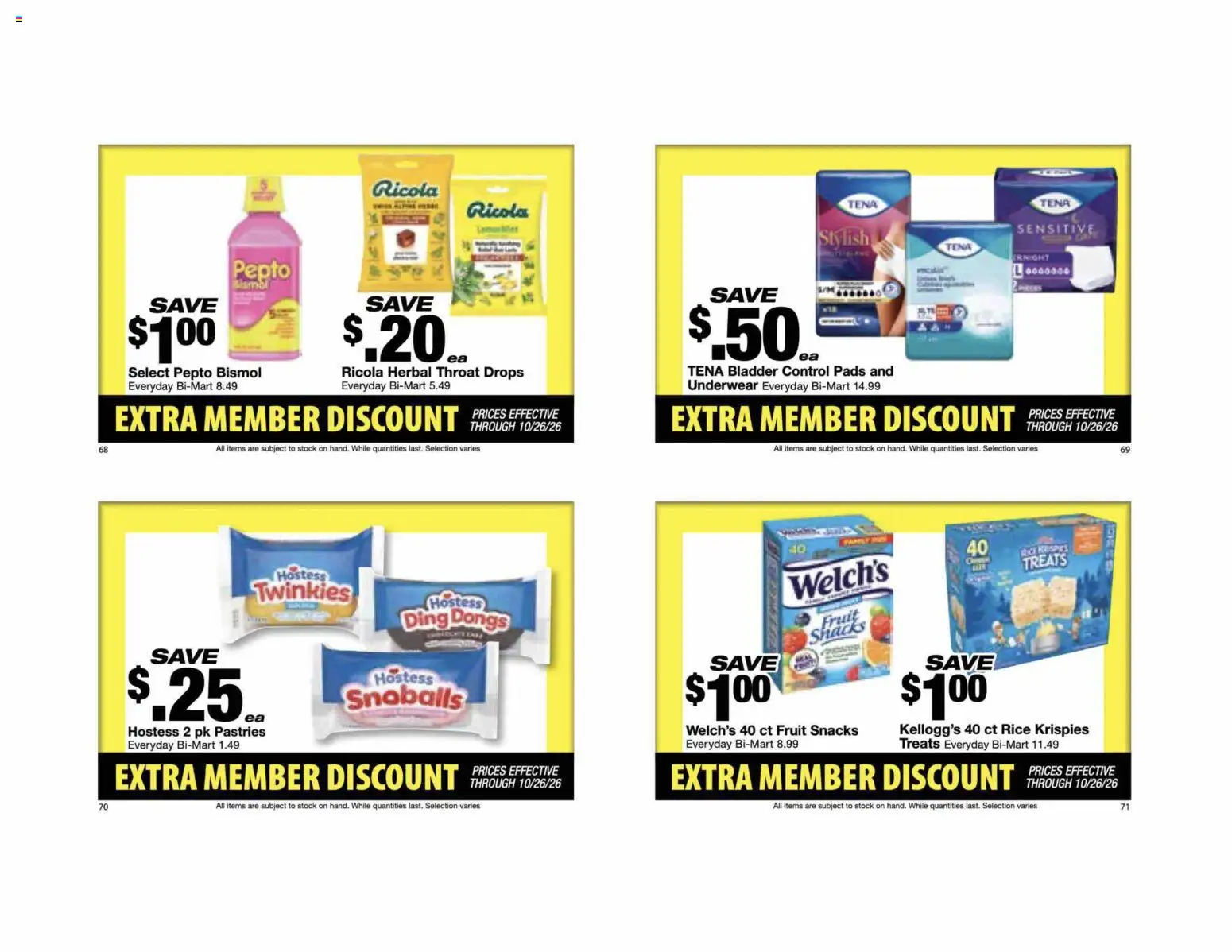 Bi-Mart Extra Member Discount Book - valid from 10/13/2026 | Page: 19