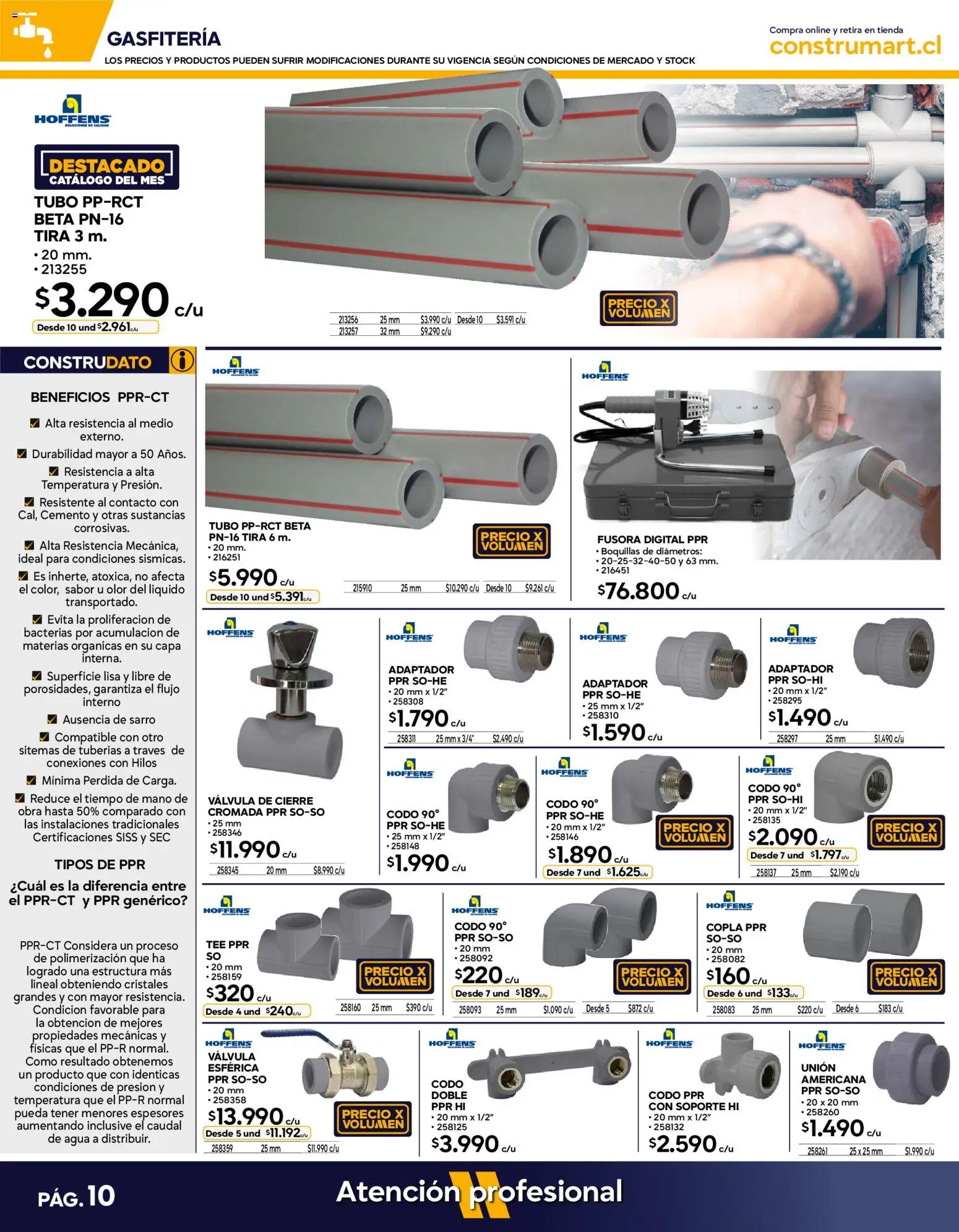 Construmart Ofertas │ válido desde el 30.06.2026 | Página: 10 | Productos: Agua, Adaptador